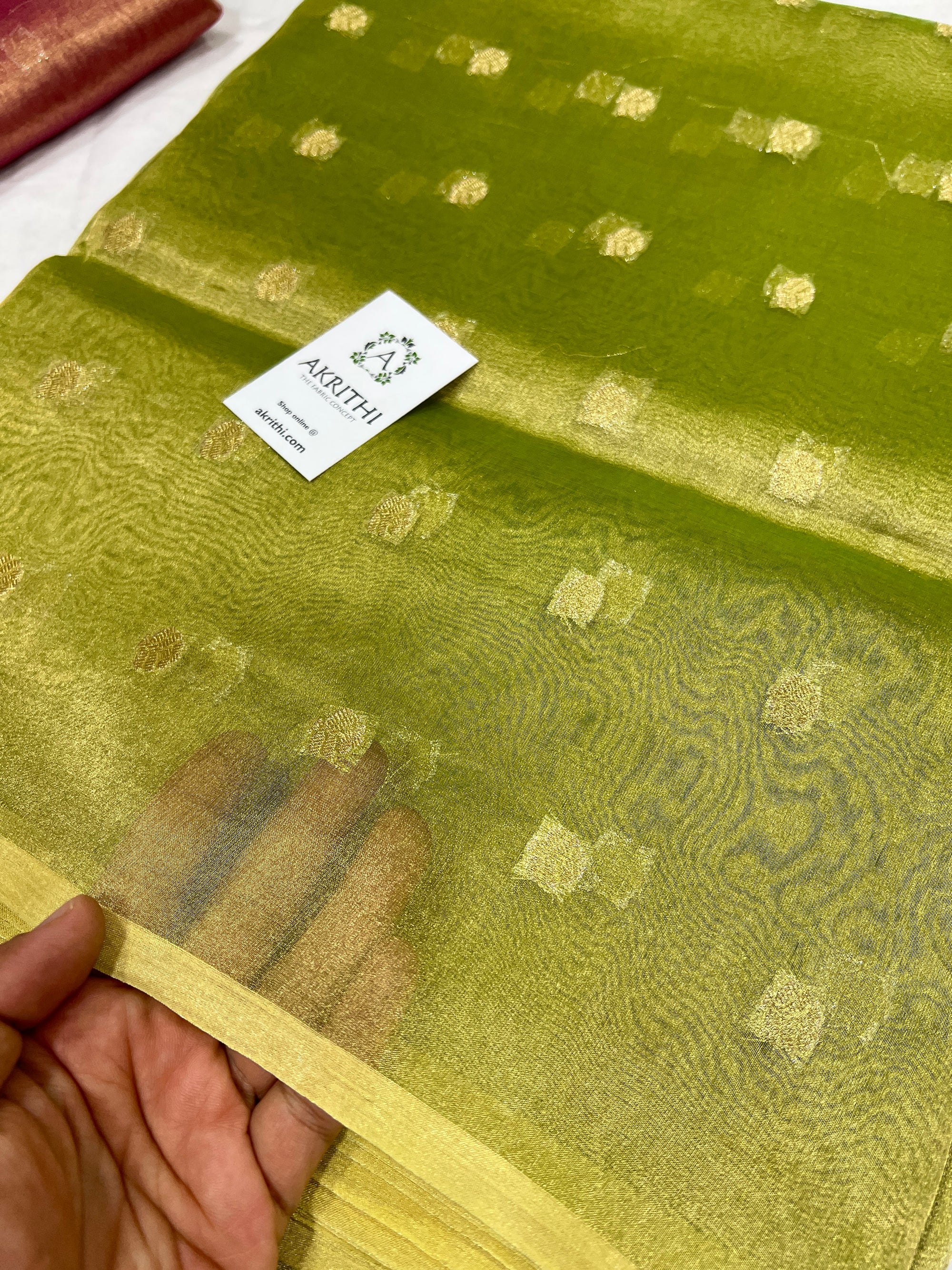 Banarasi pure silk tissue saree