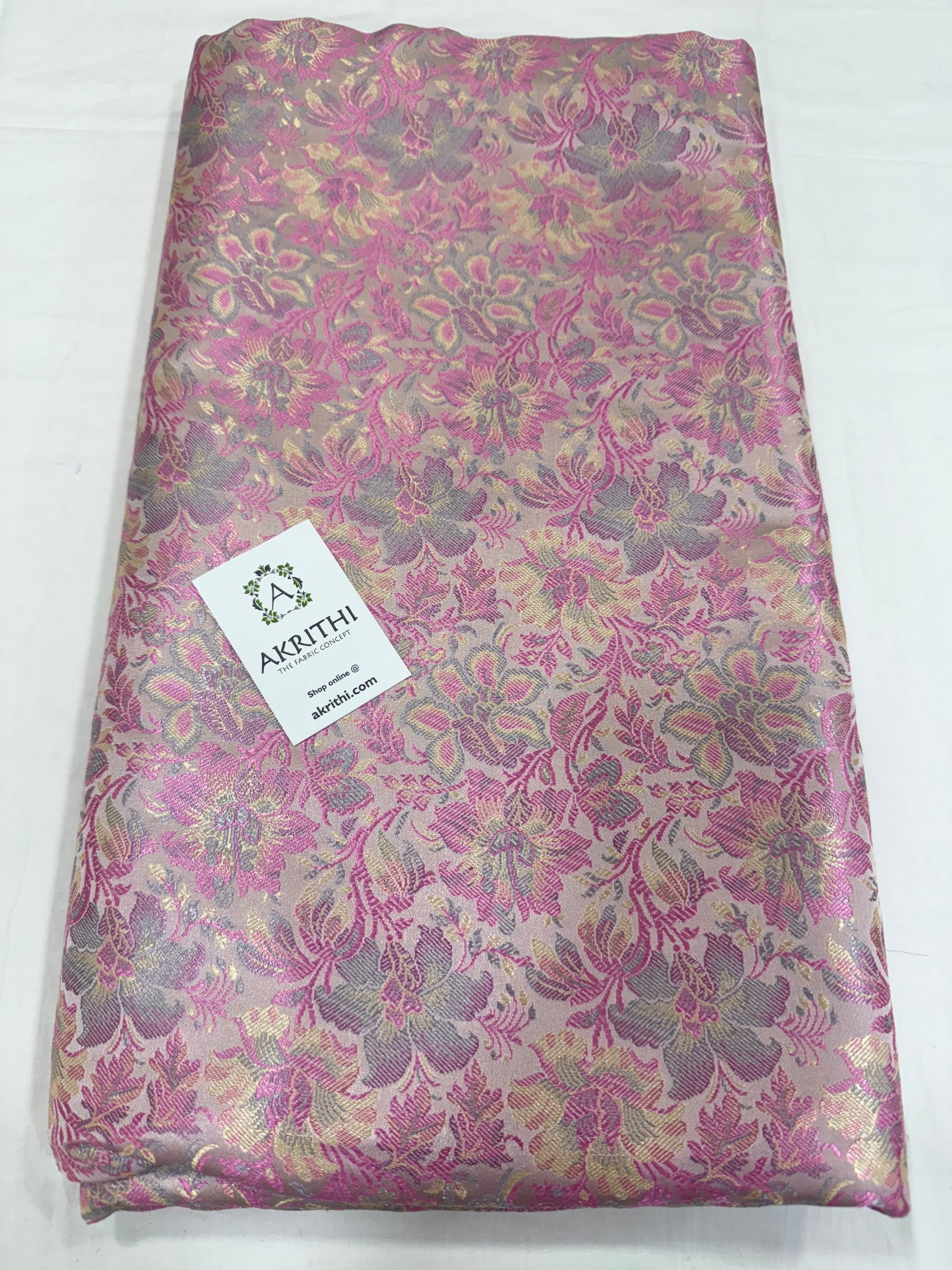 Pure Banarasi brocade fabric