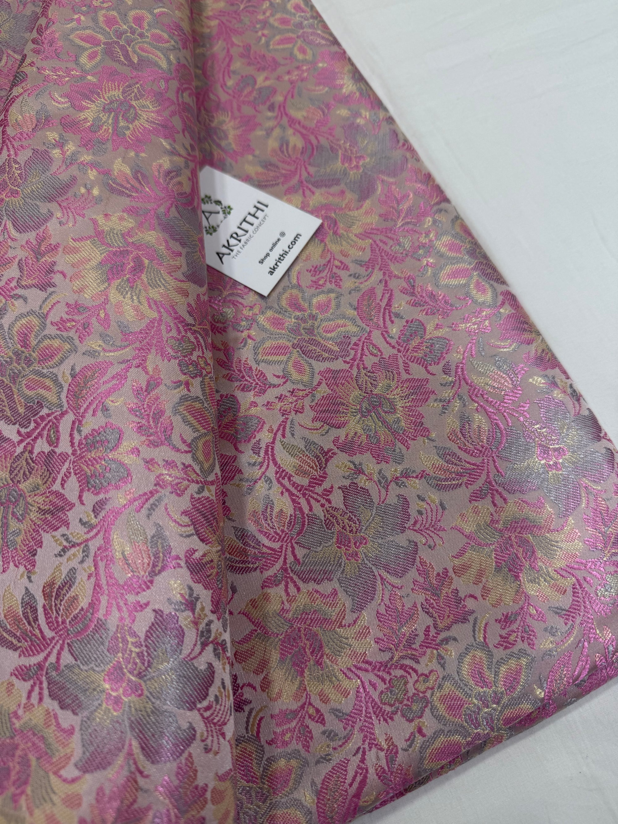 Pure Banarasi brocade fabric