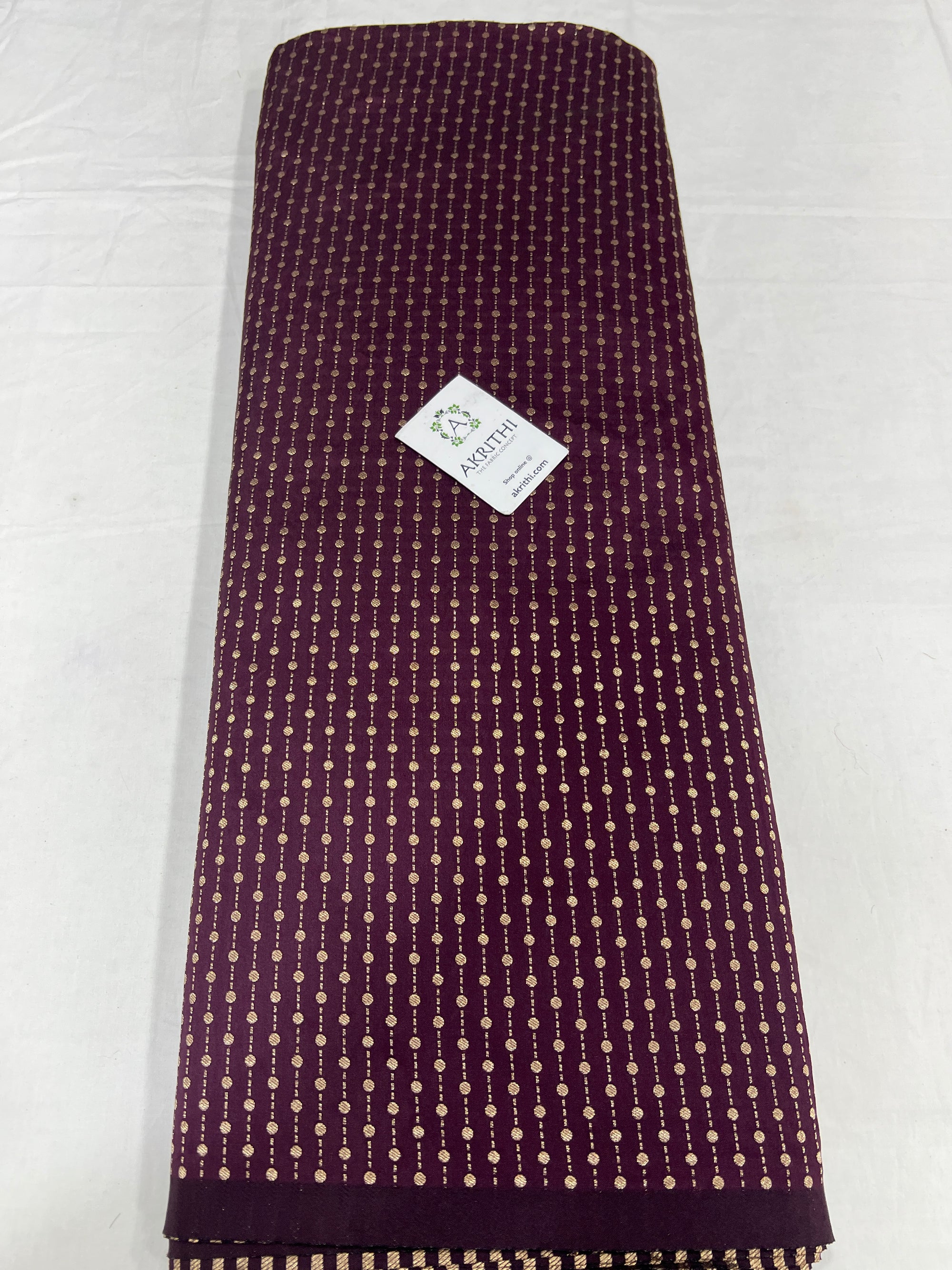 Semi Banarasi raw silk fabric