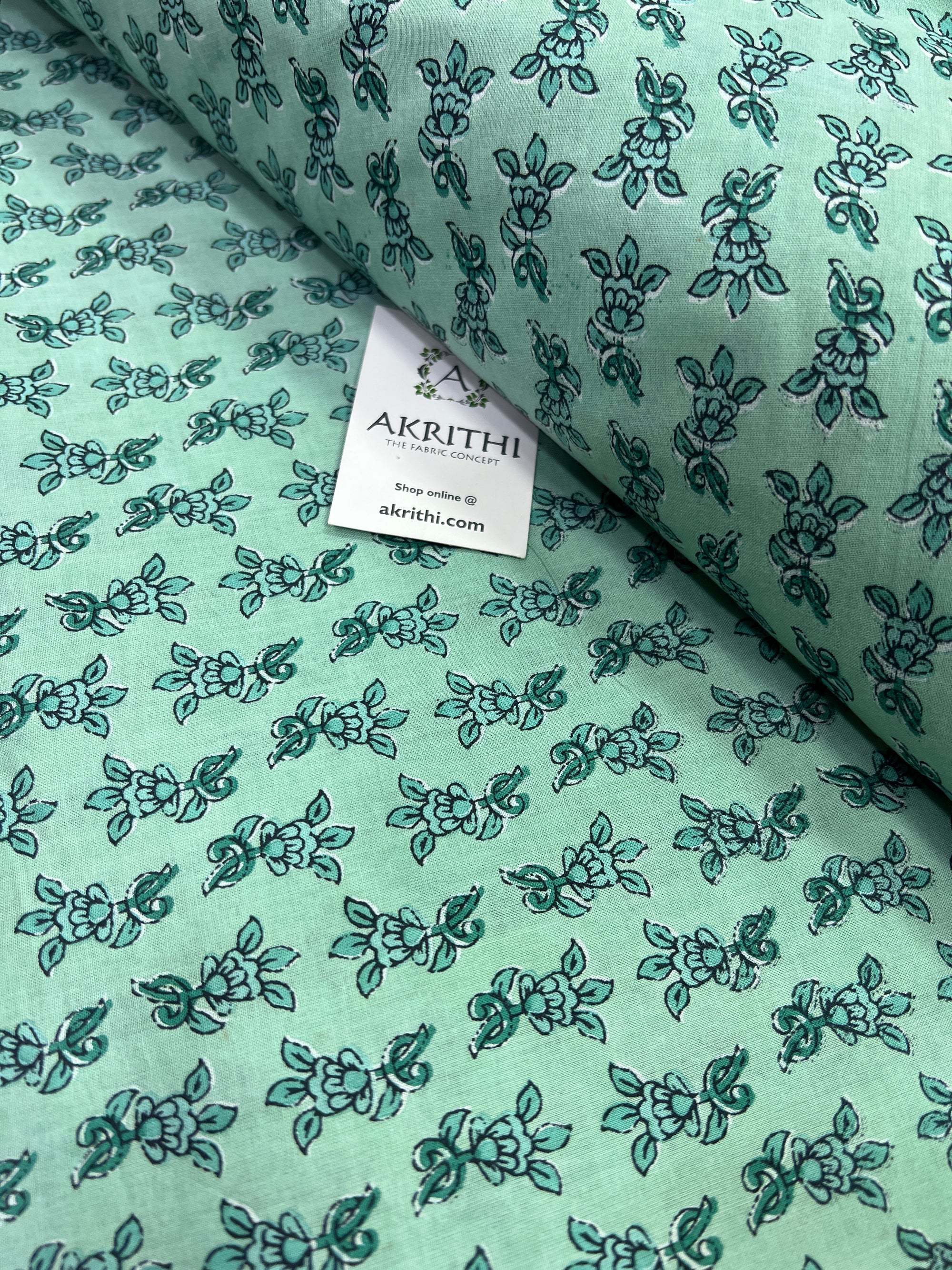 Printed pure cotton fabric