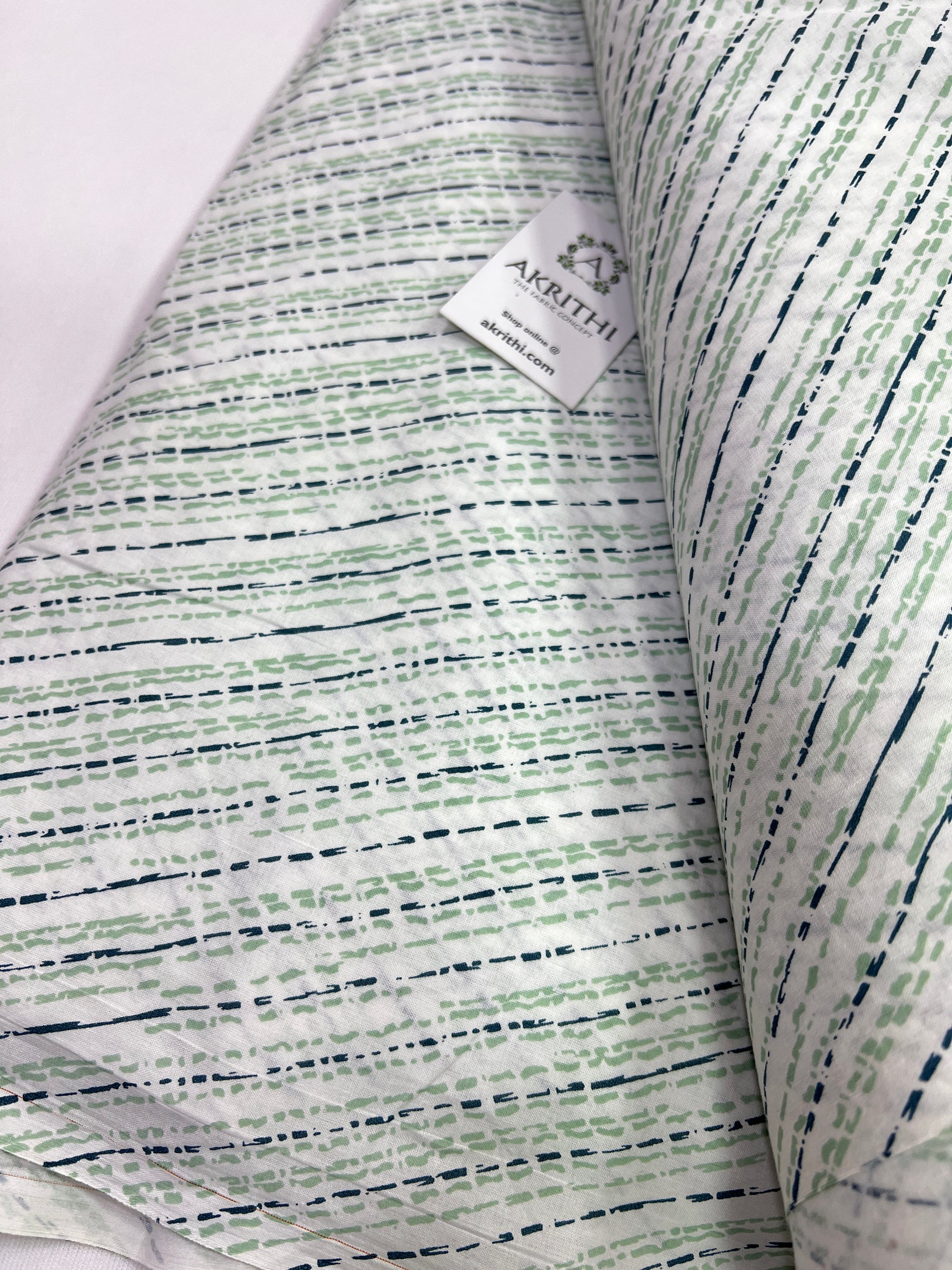 Printed pure cotton fabric