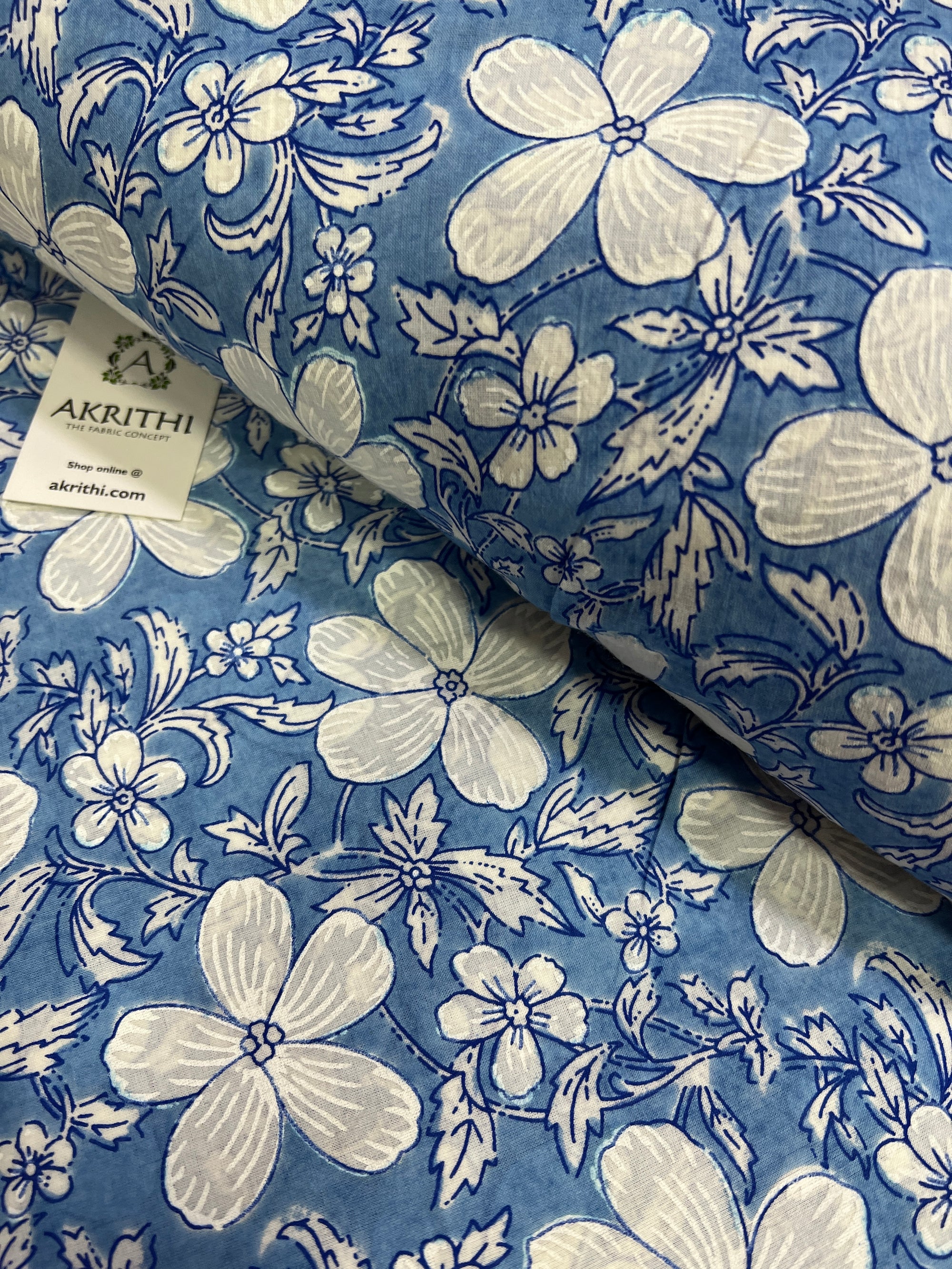 Printed pure cotton fabric