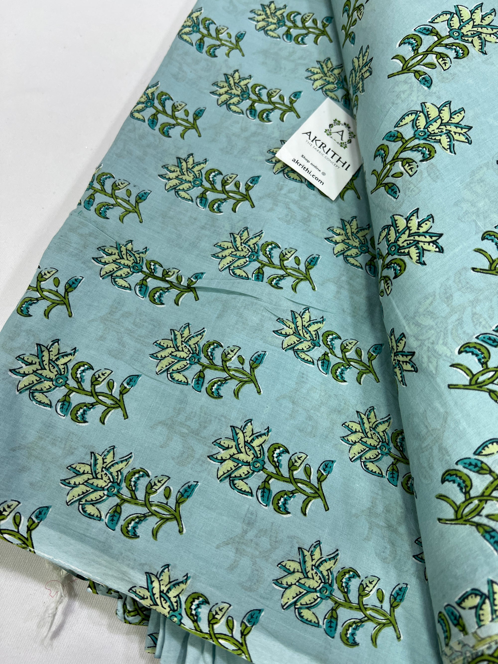 Printed pure cotton fabric