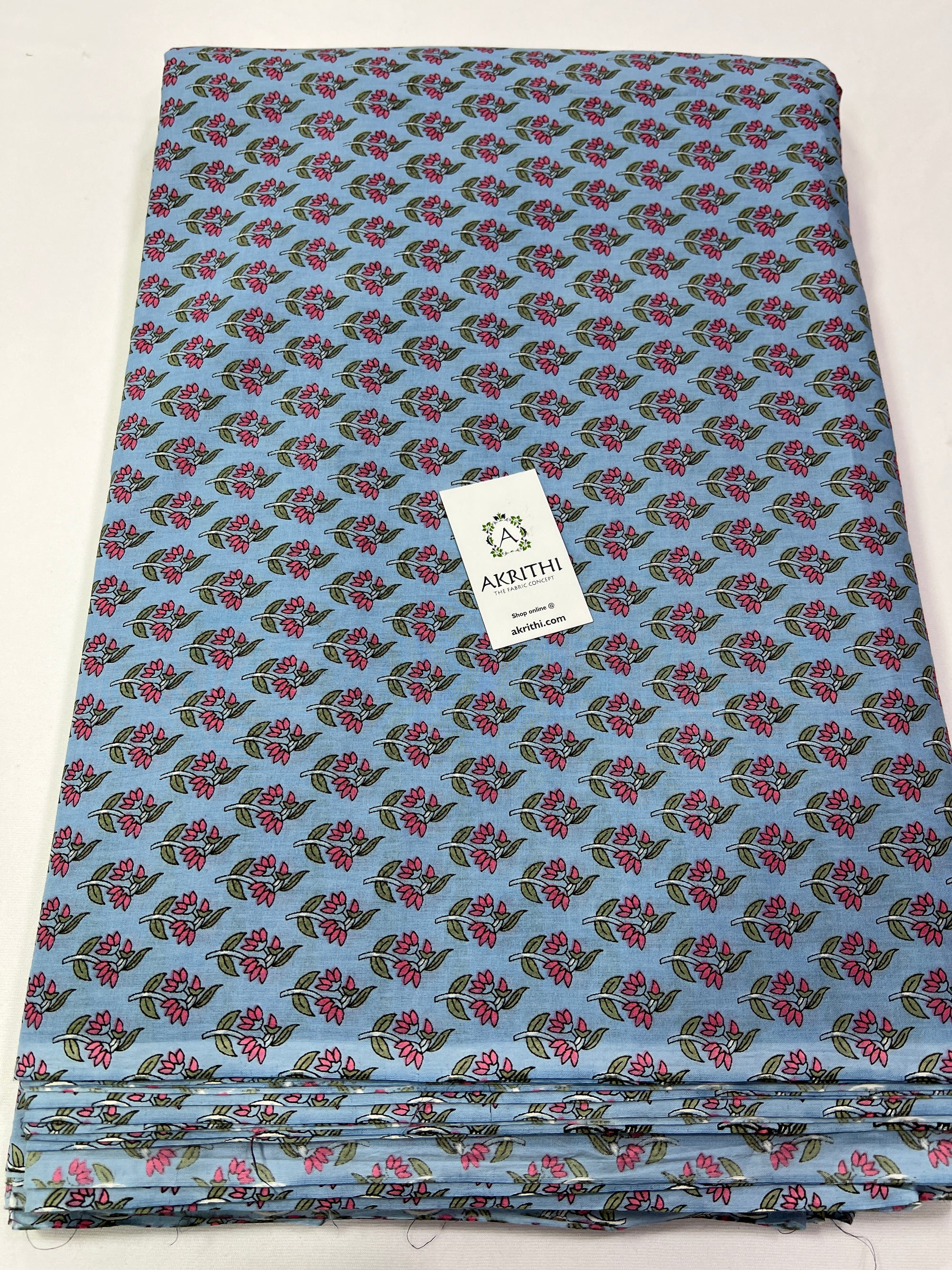 Printed pure cotton fabric