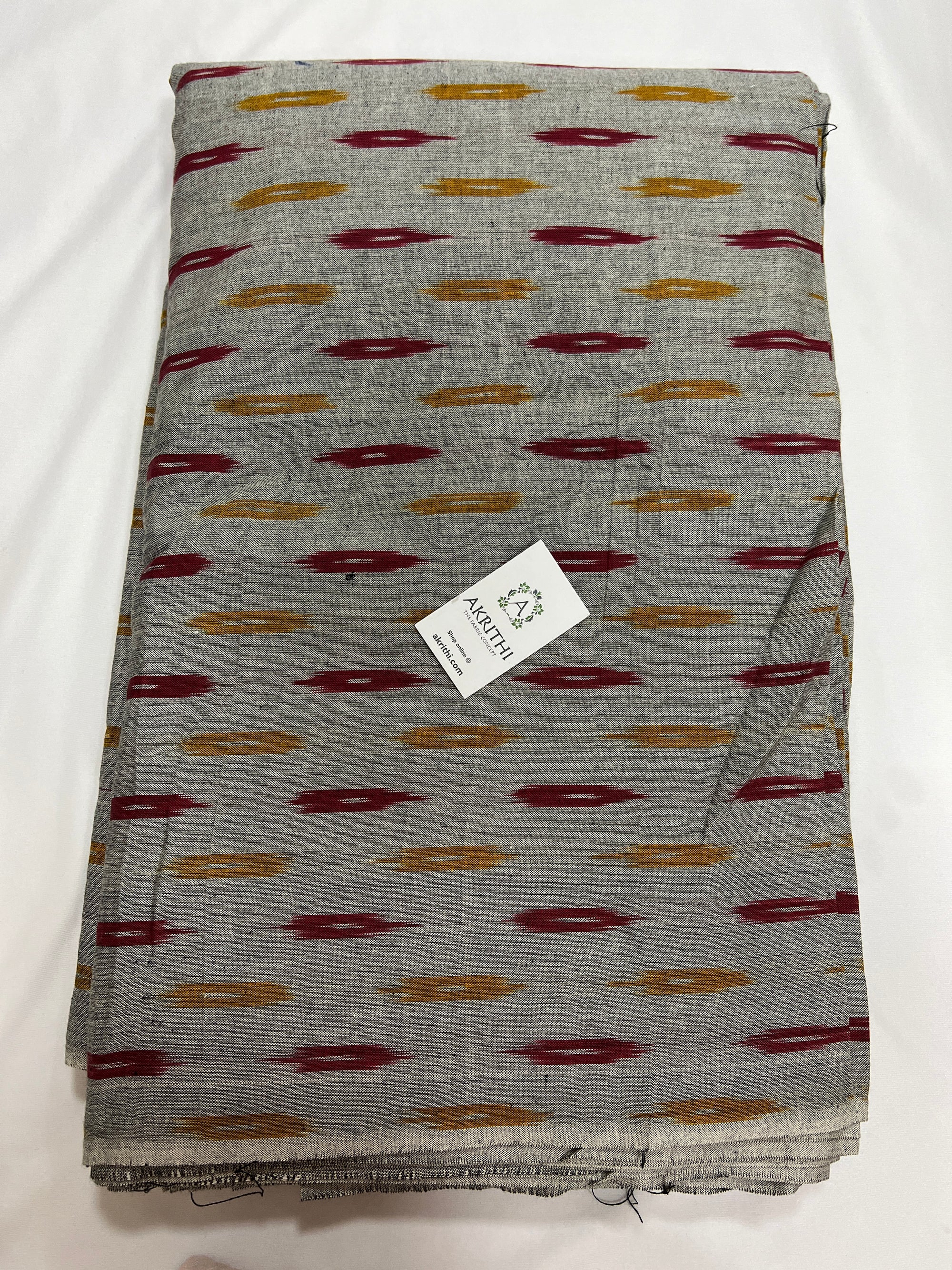 Handloom Ikat pure cotton fabric