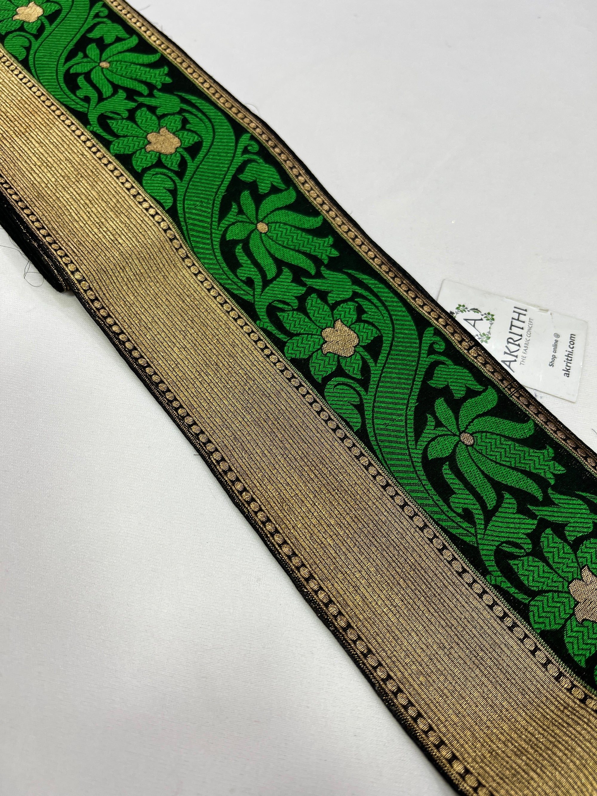 Handloom Banarasi lace 5 metres roll