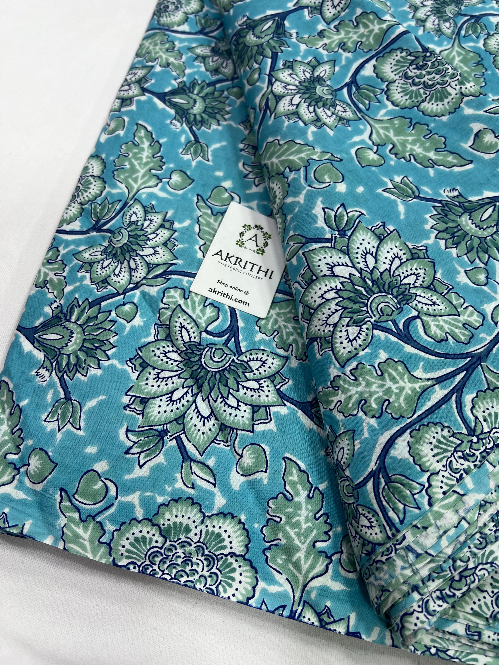 Printed pure cotton fabric