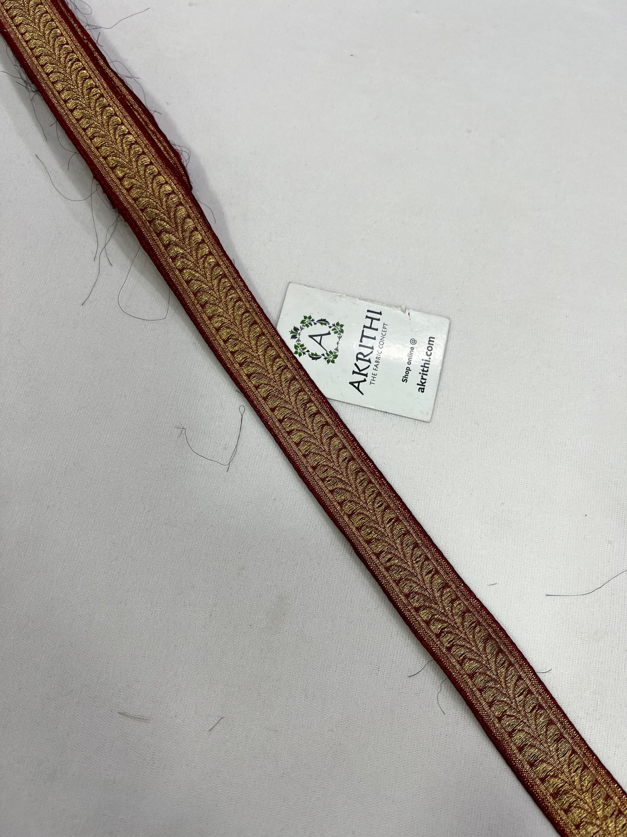 Handloom Banarasi lace 5 metres roll