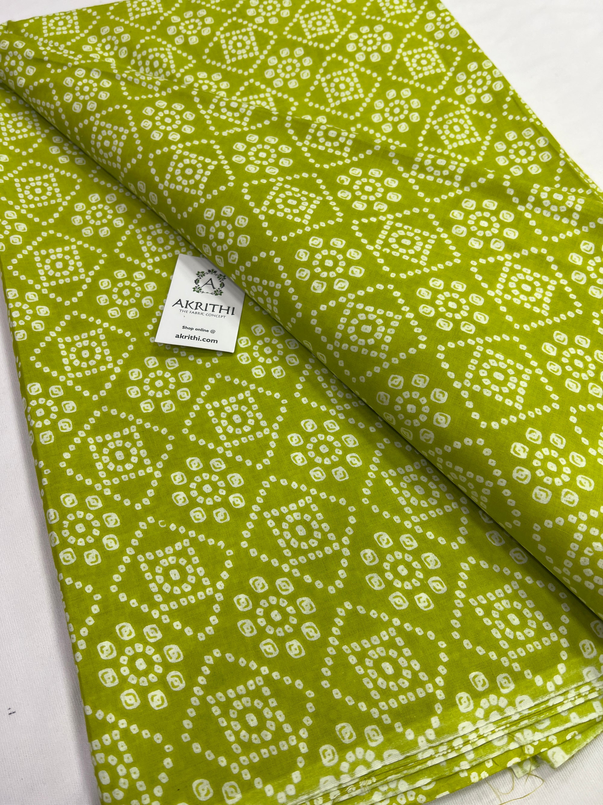 Printed pure cotton fabric