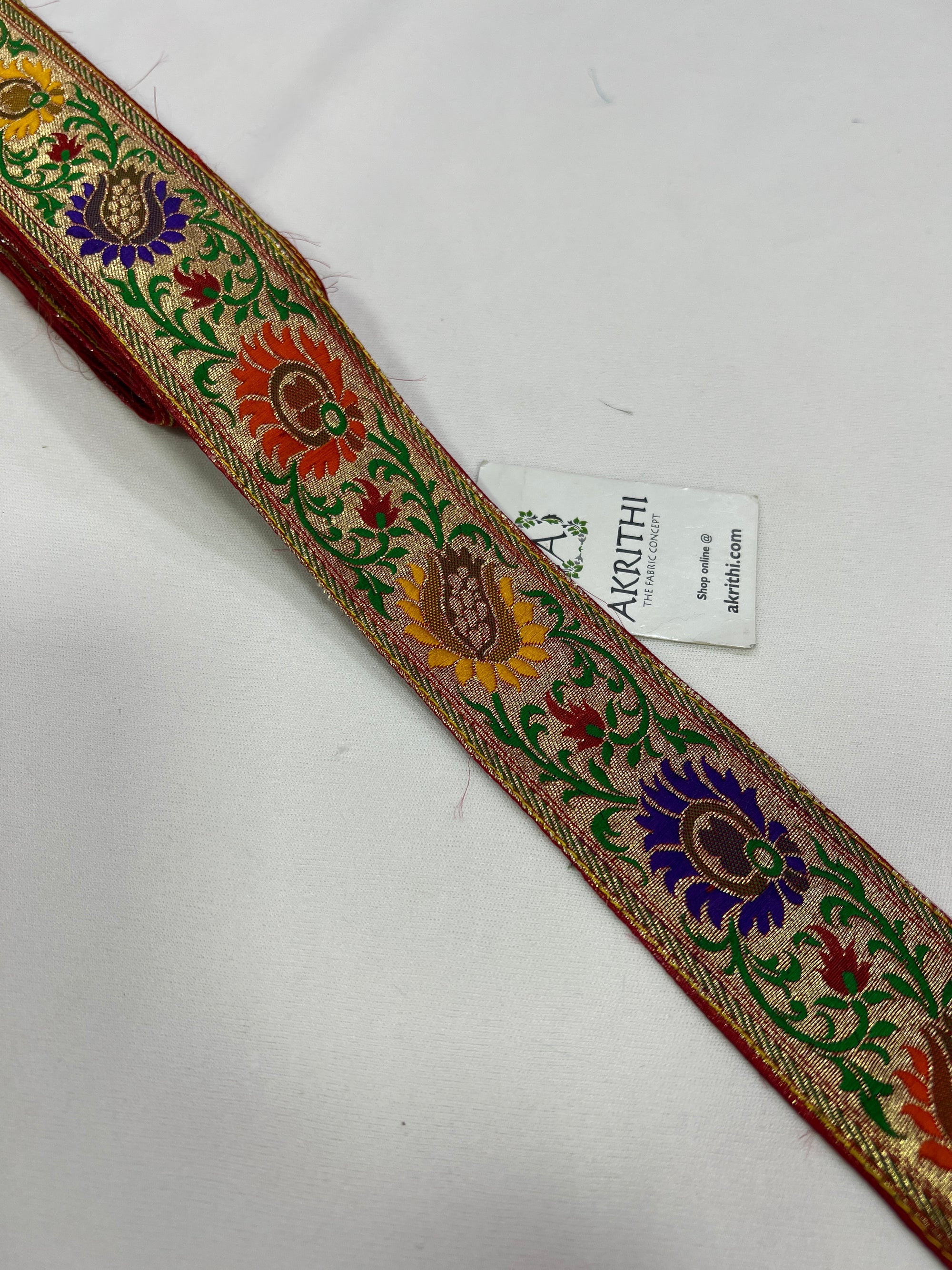 Handloom Banarasi lace 9 metres roll