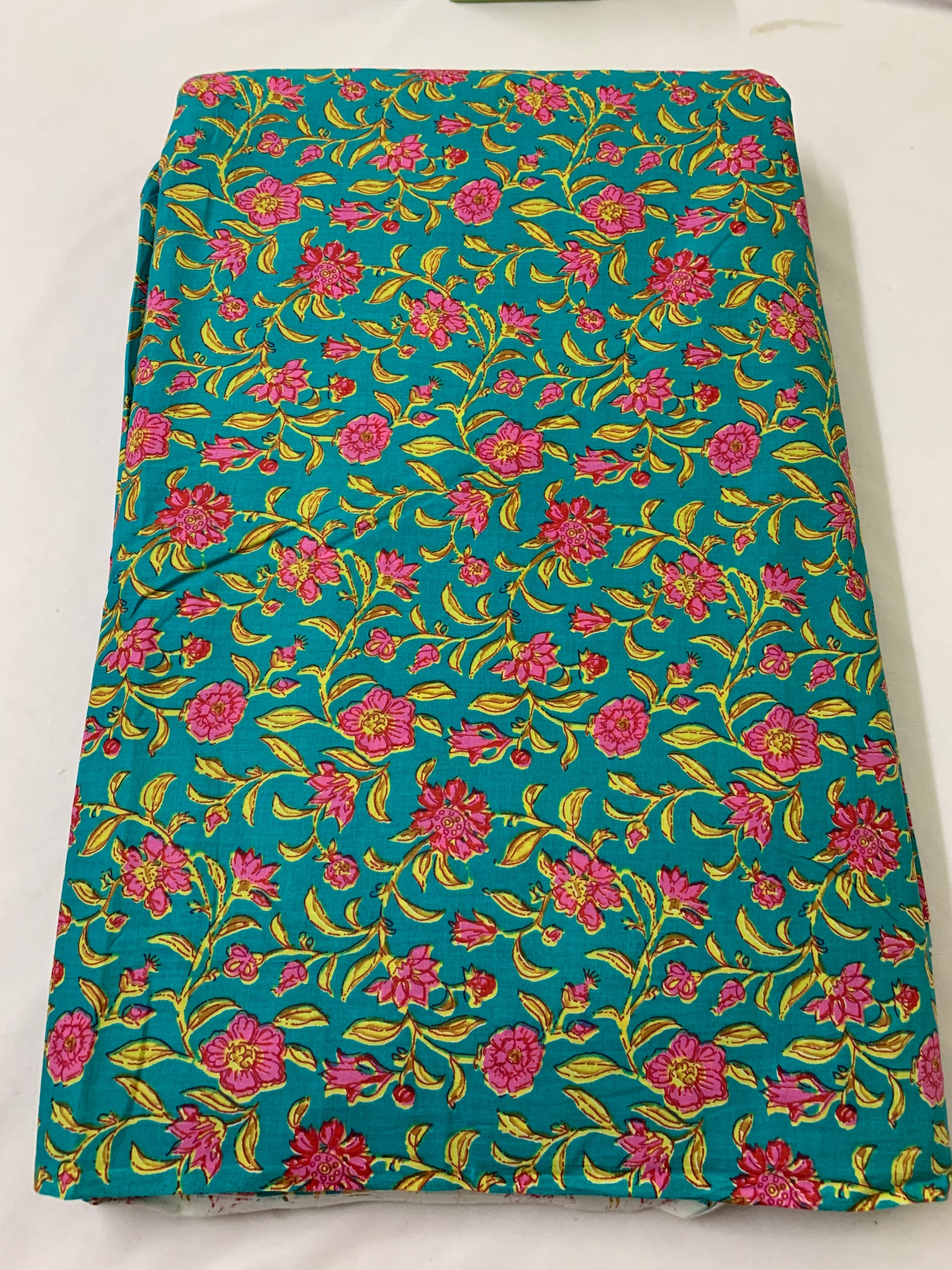 Printed pure cotton fabric