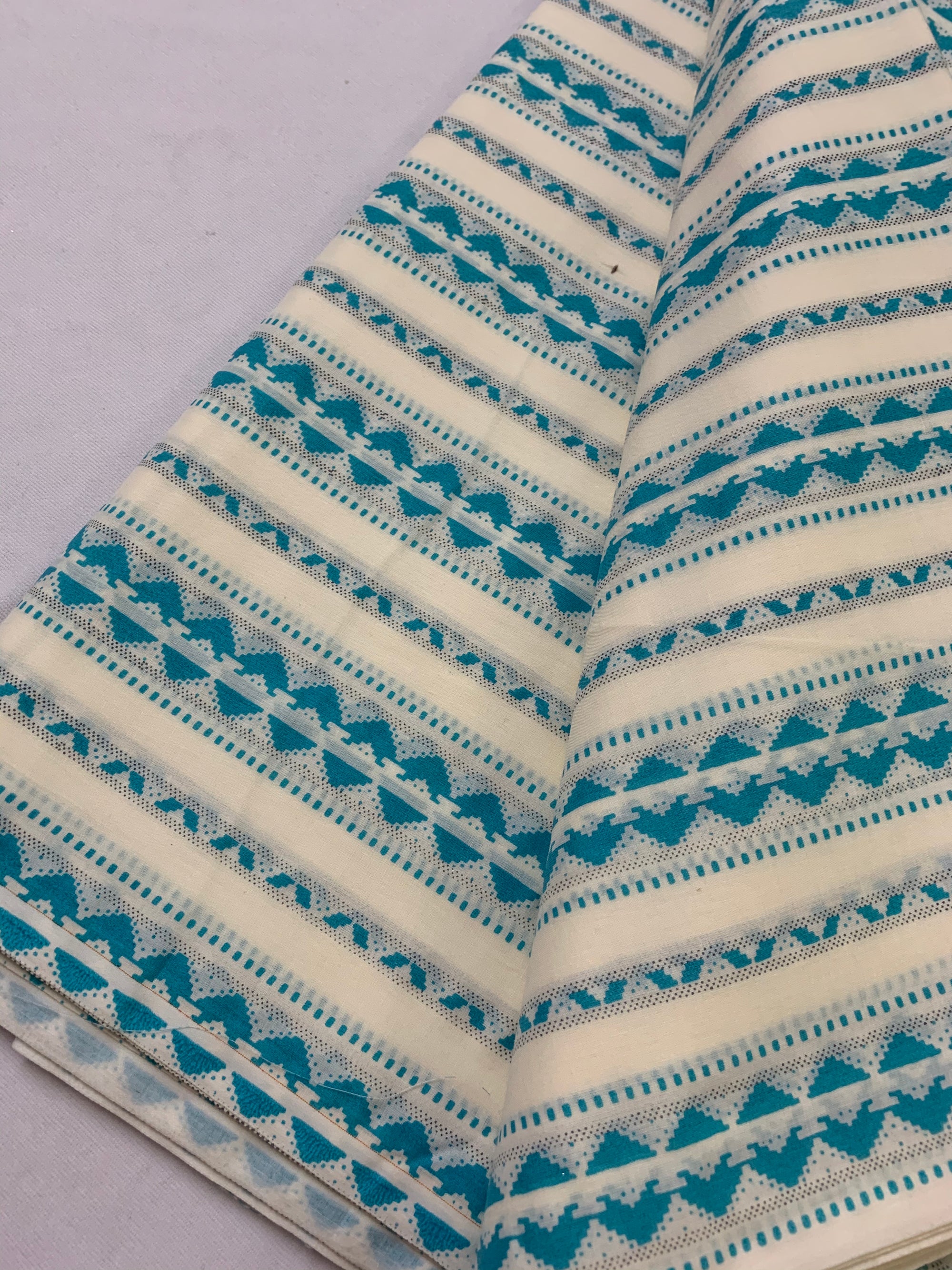Printed pure cotton fabric