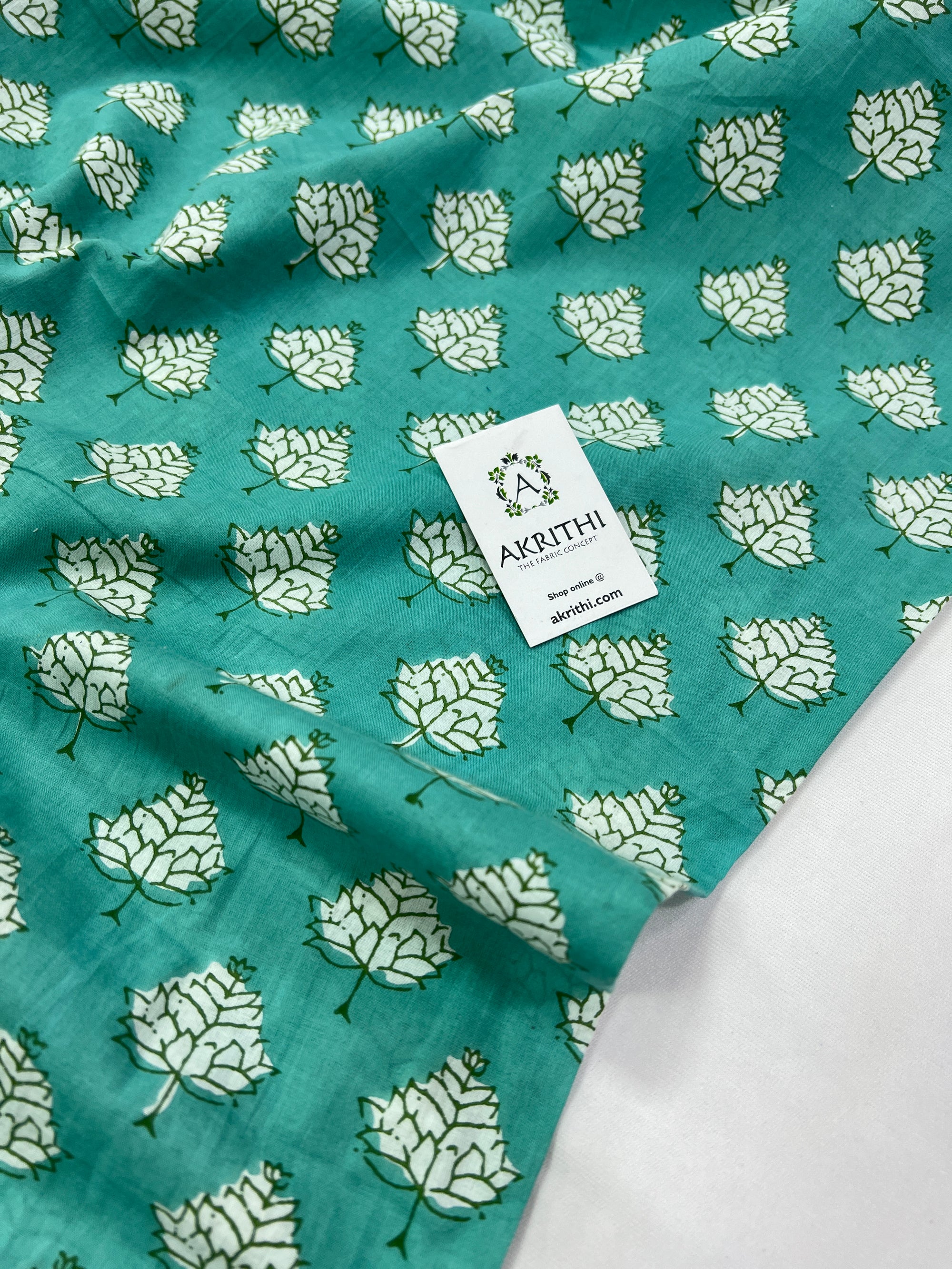 Printed pure cotton fabric