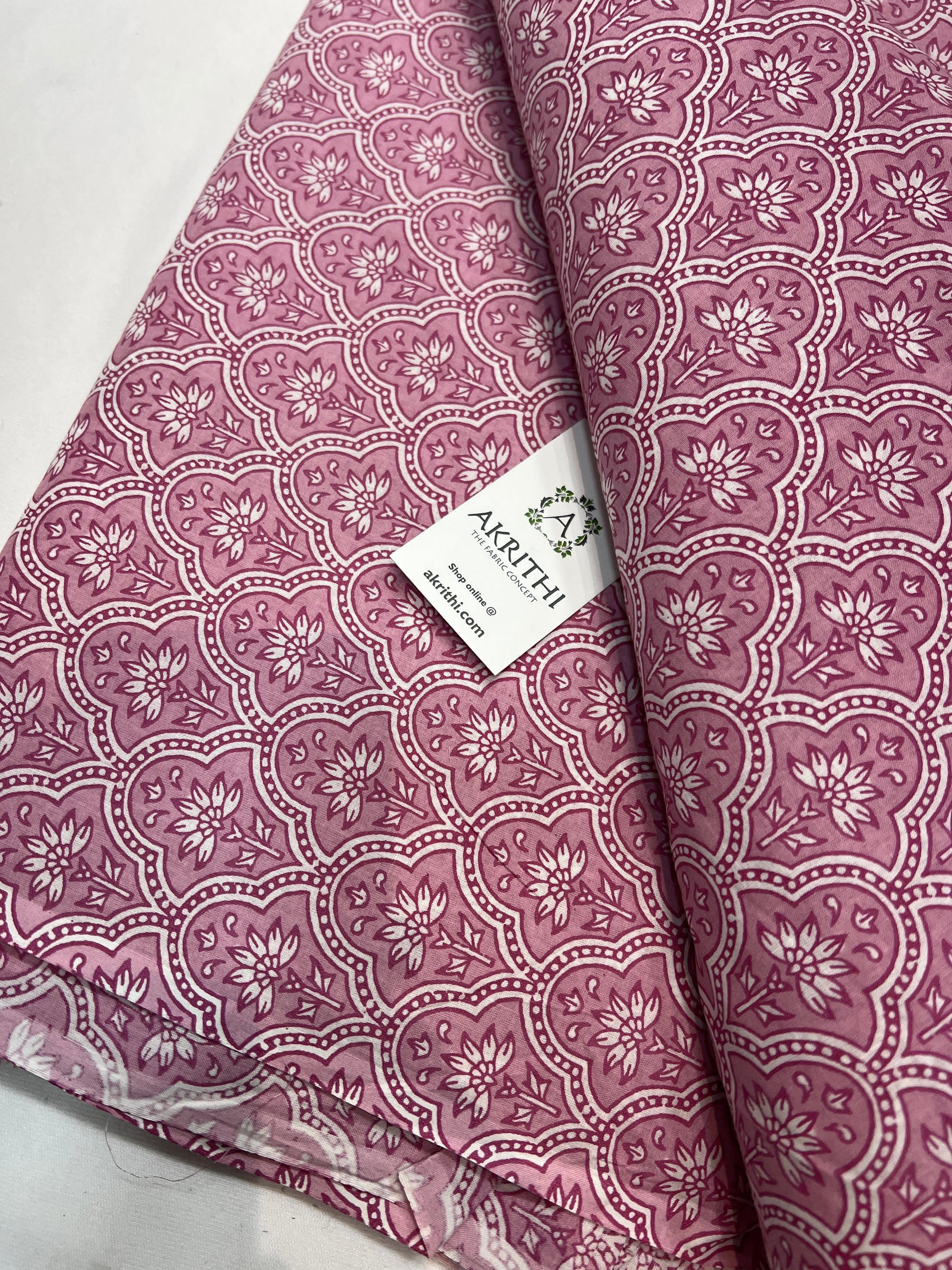 Printed pure cotton fabric