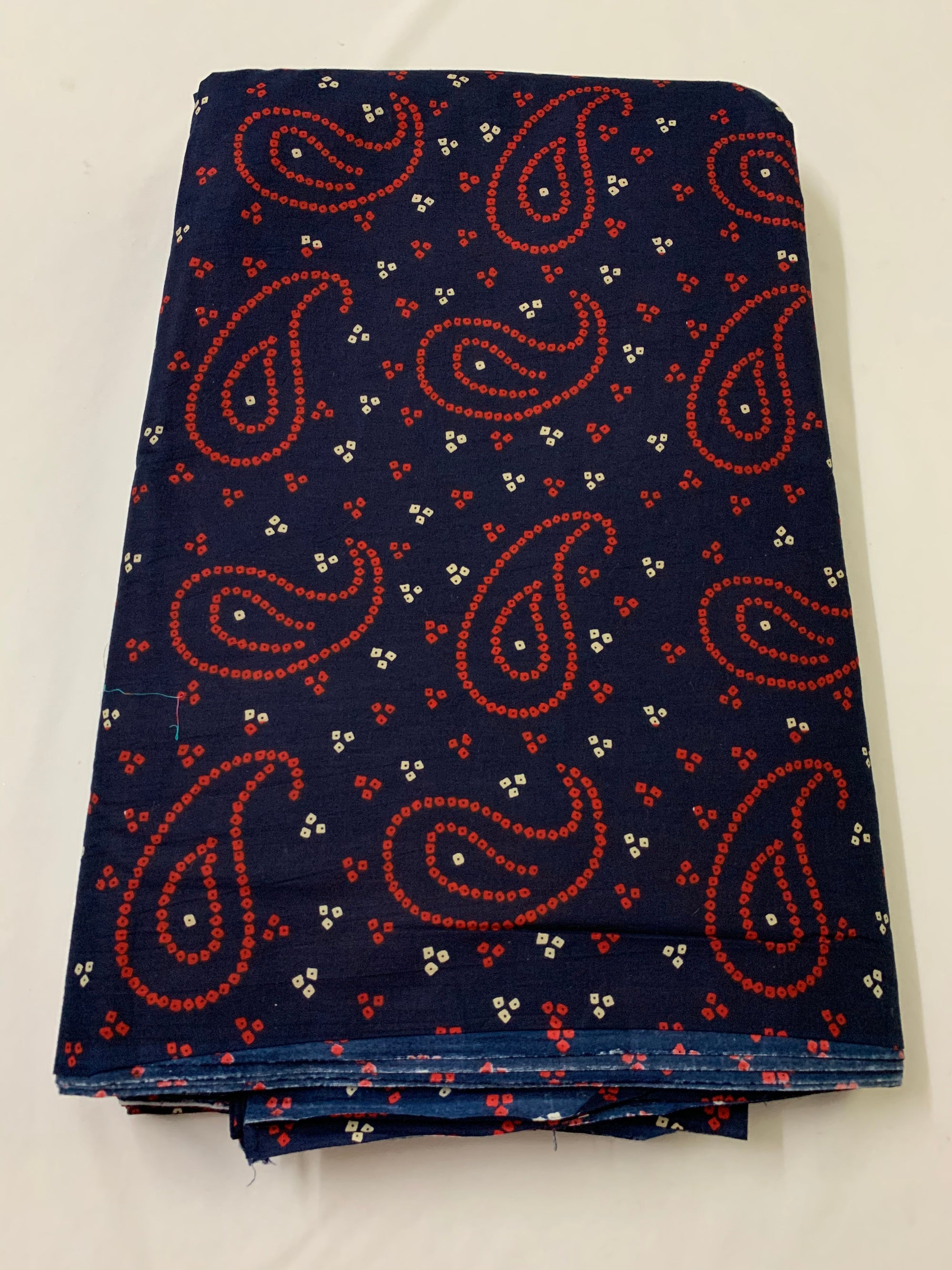 Printed pure cotton fabric