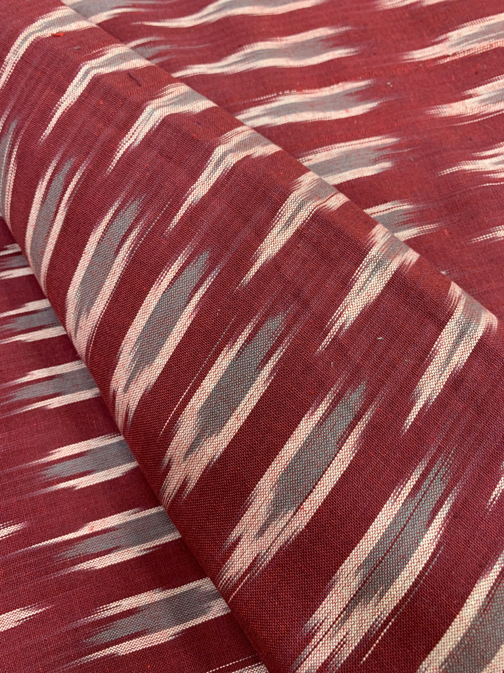 Handloom Ikat pure cotton fabric
