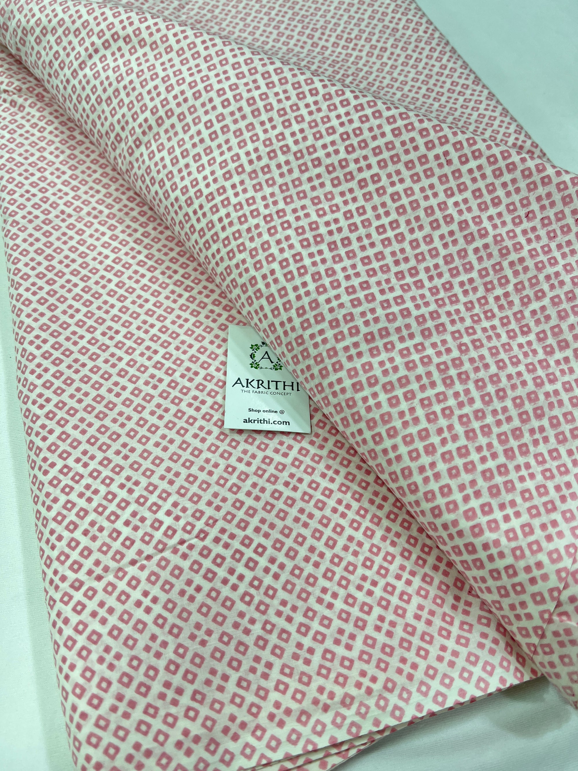 Printed pure cotton fabric
