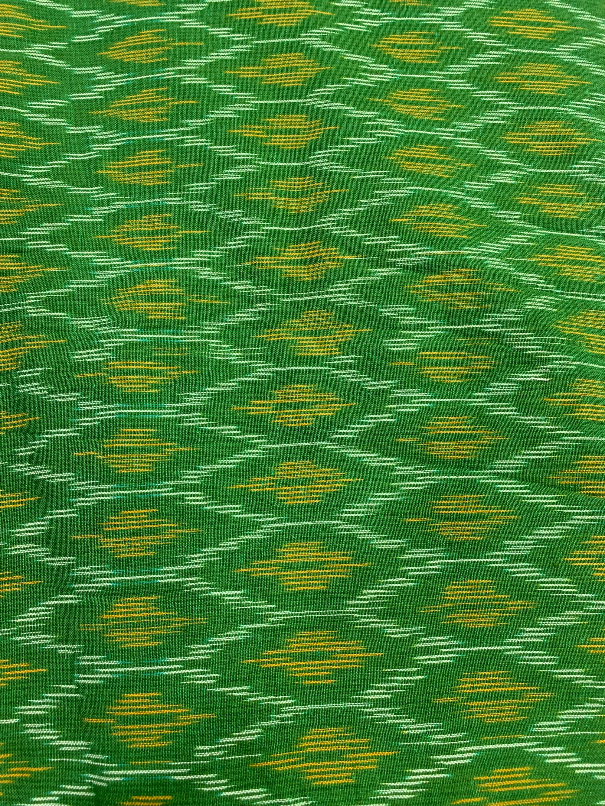 Ikat pure cotton fabric