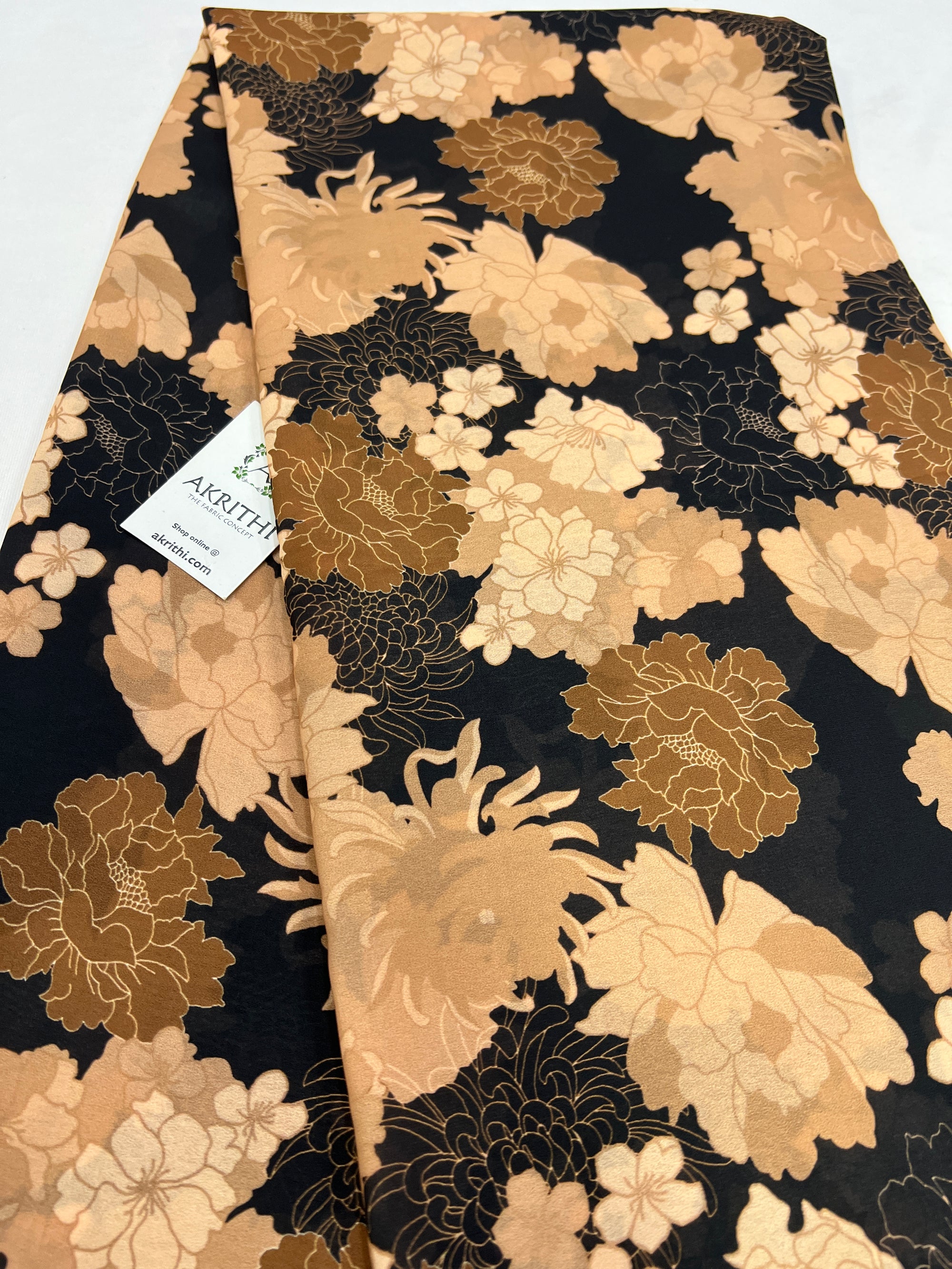 Digital printed georgette saree