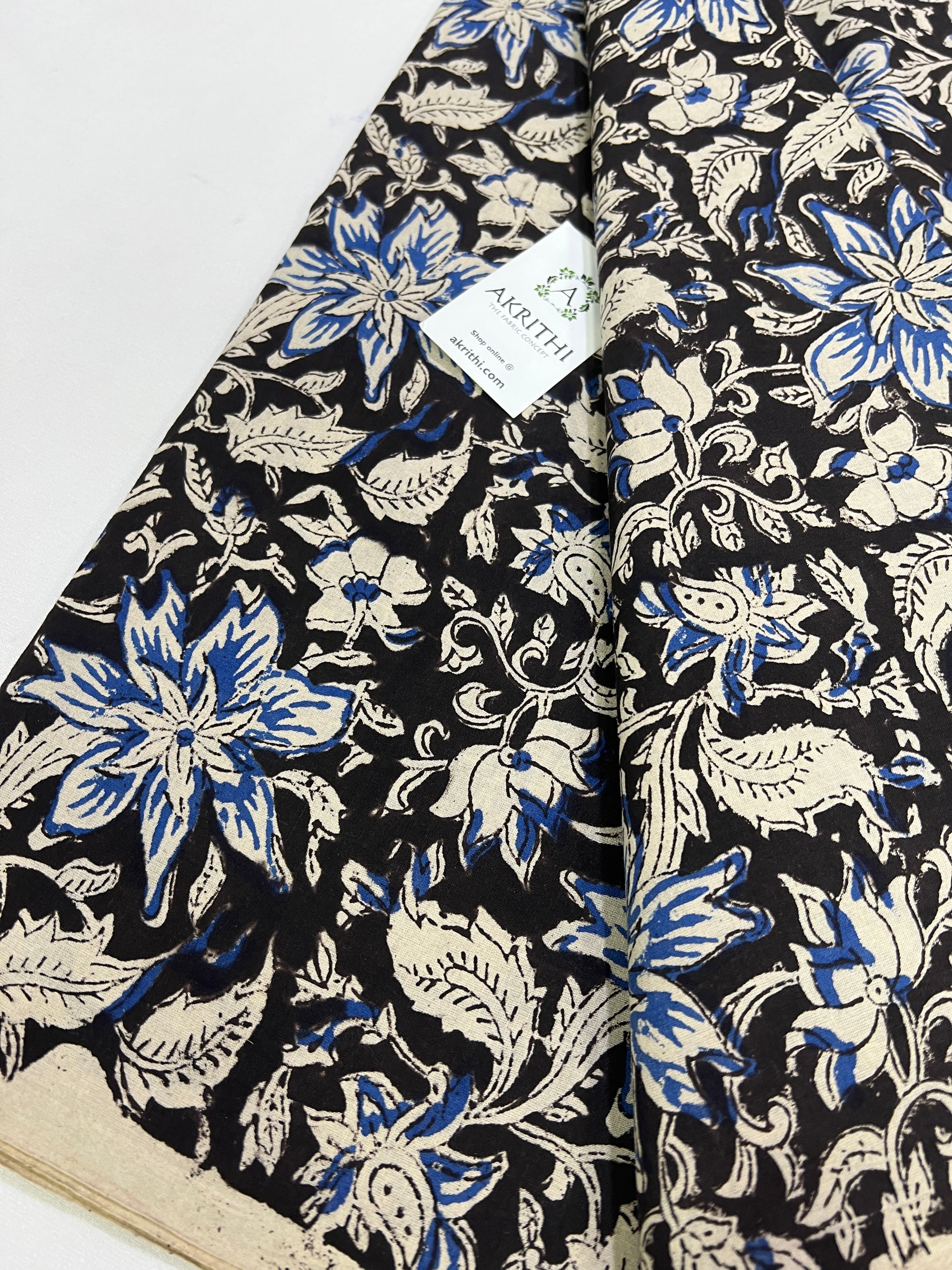 Hand block Printed pure cotton fabric