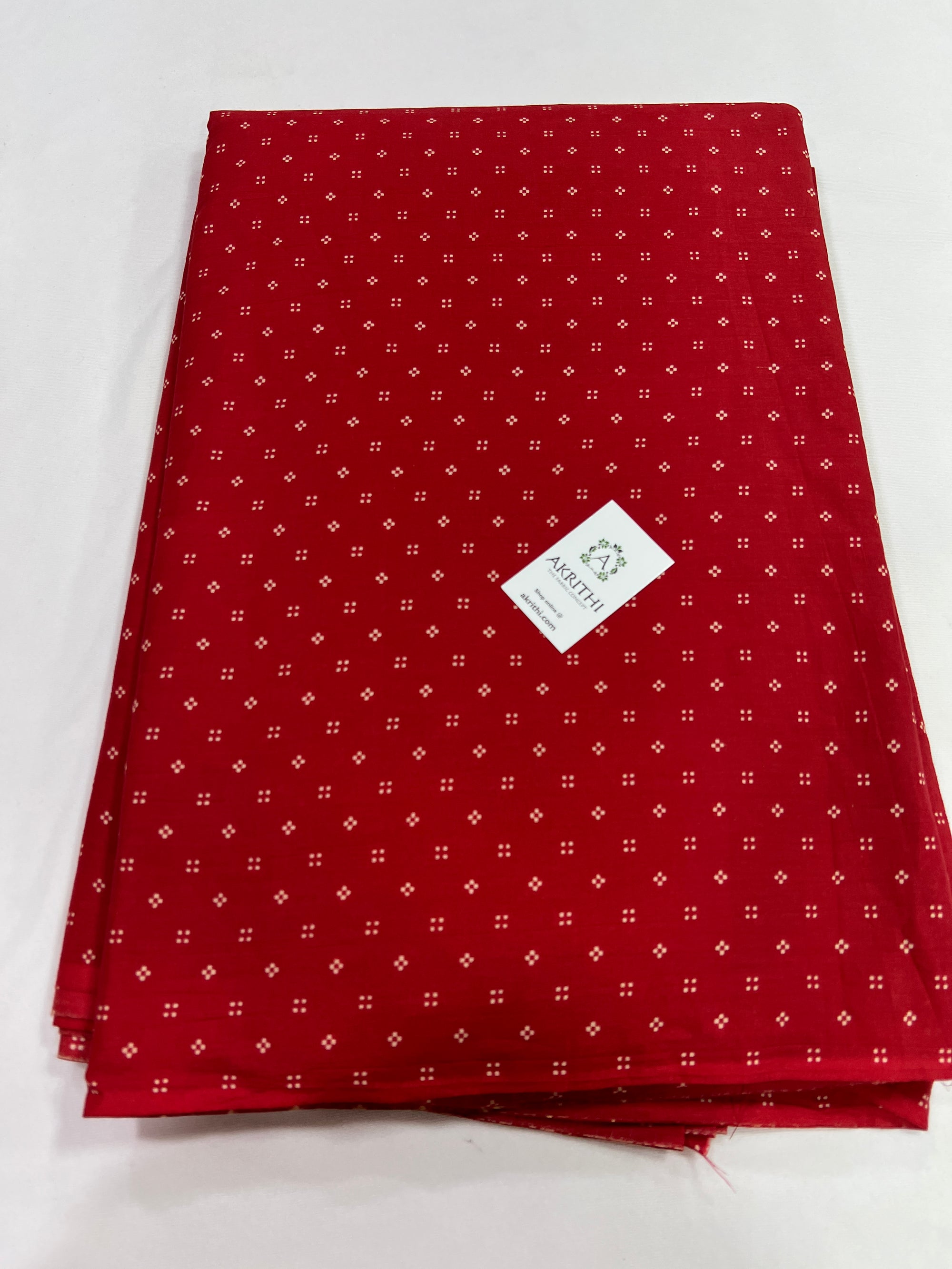 Printed pure cotton fabric