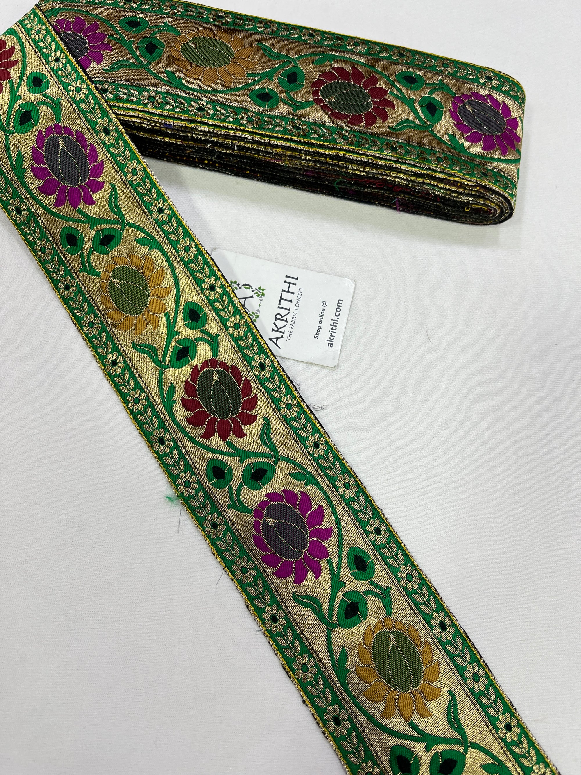 Handloom Banarasi lace 9 metres roll