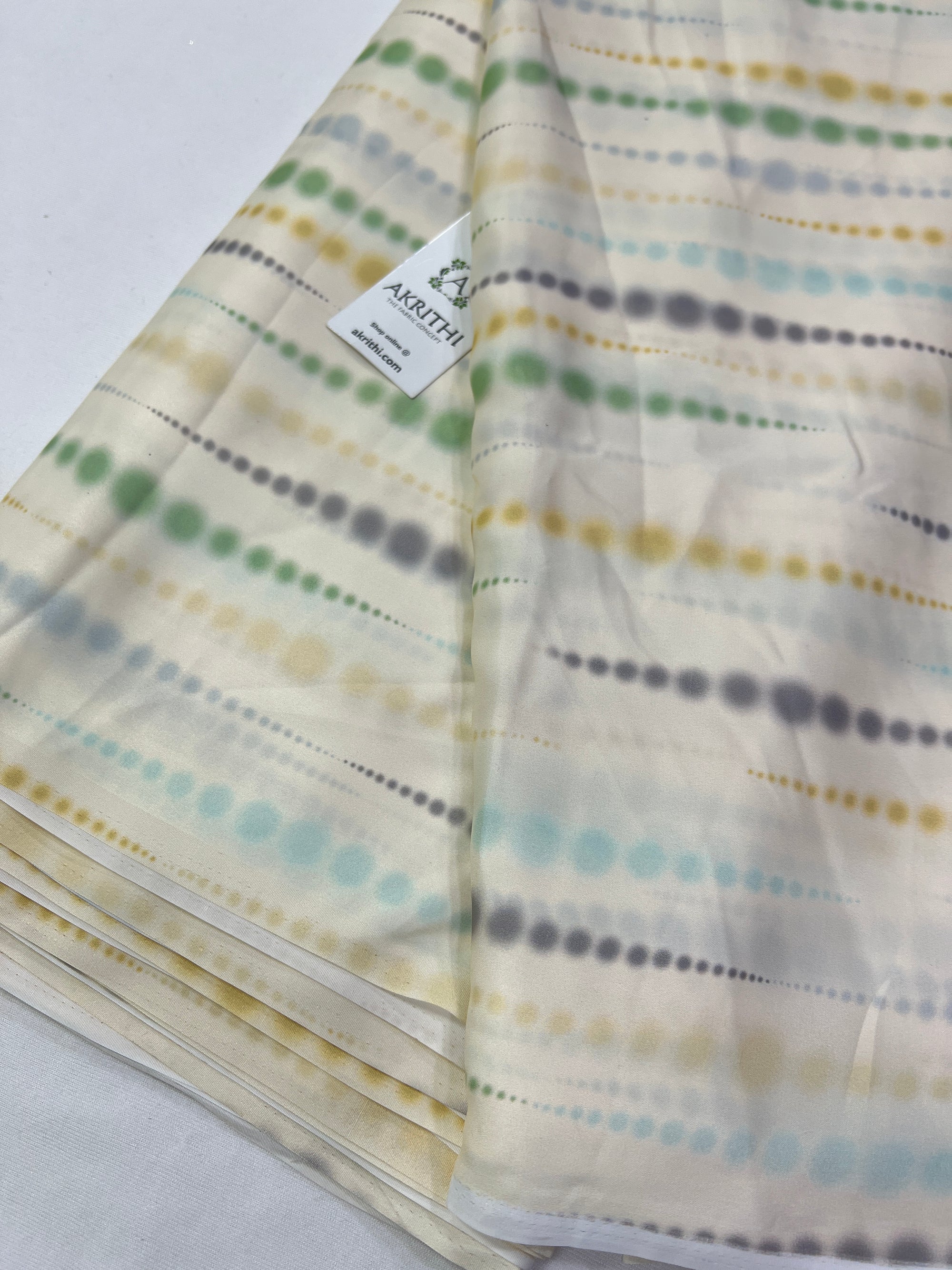 Digital printed modal satin fabric