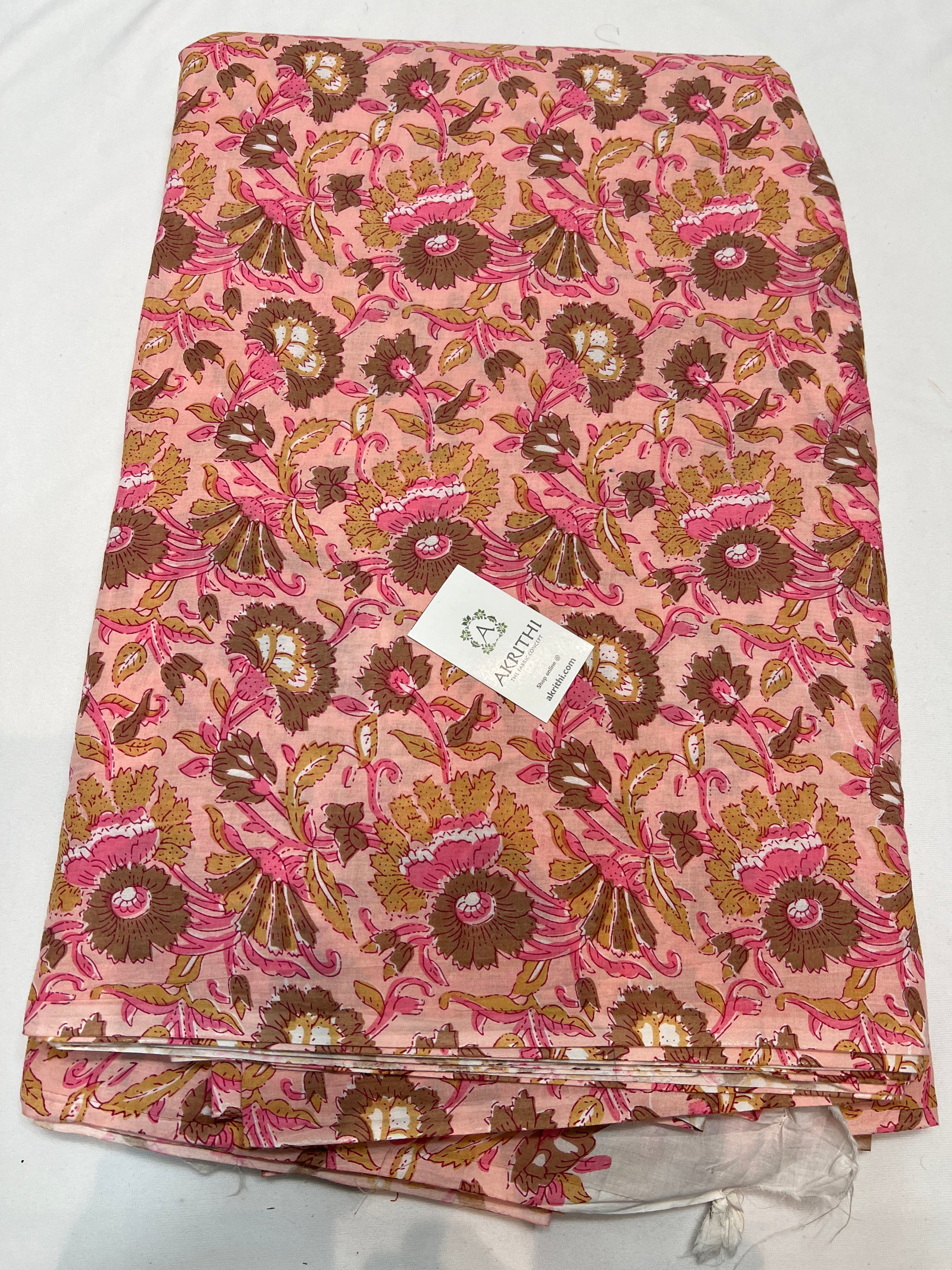 Printed pure cotton fabric