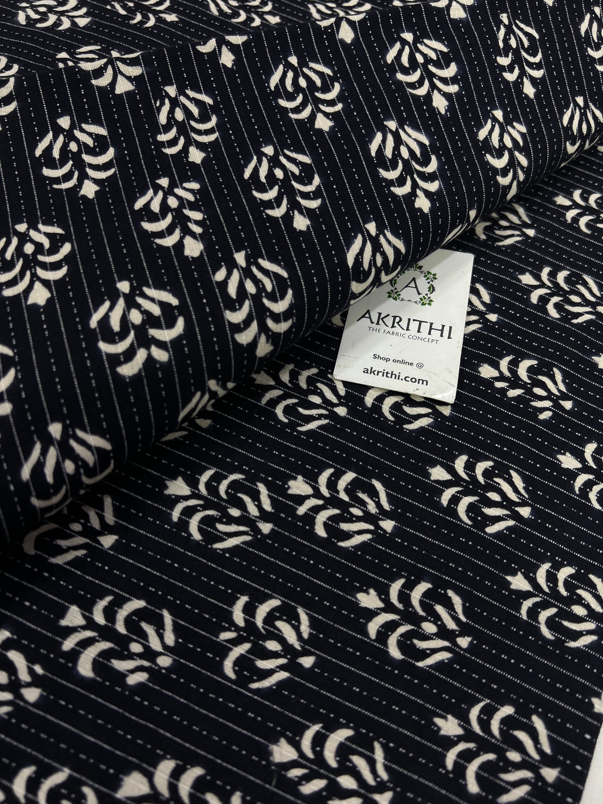 Kantha pure cotton fabric