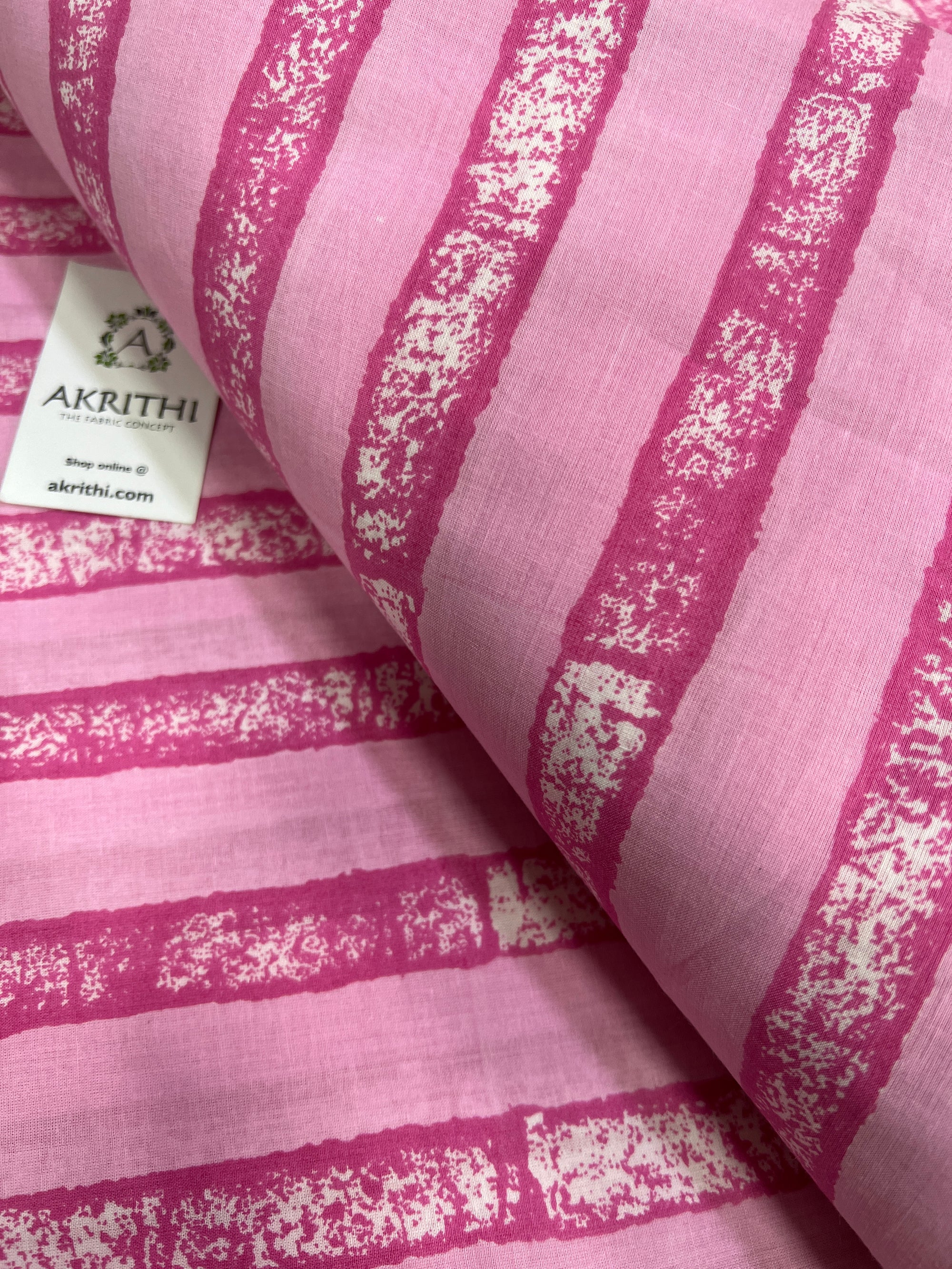Printed pure cotton fabric