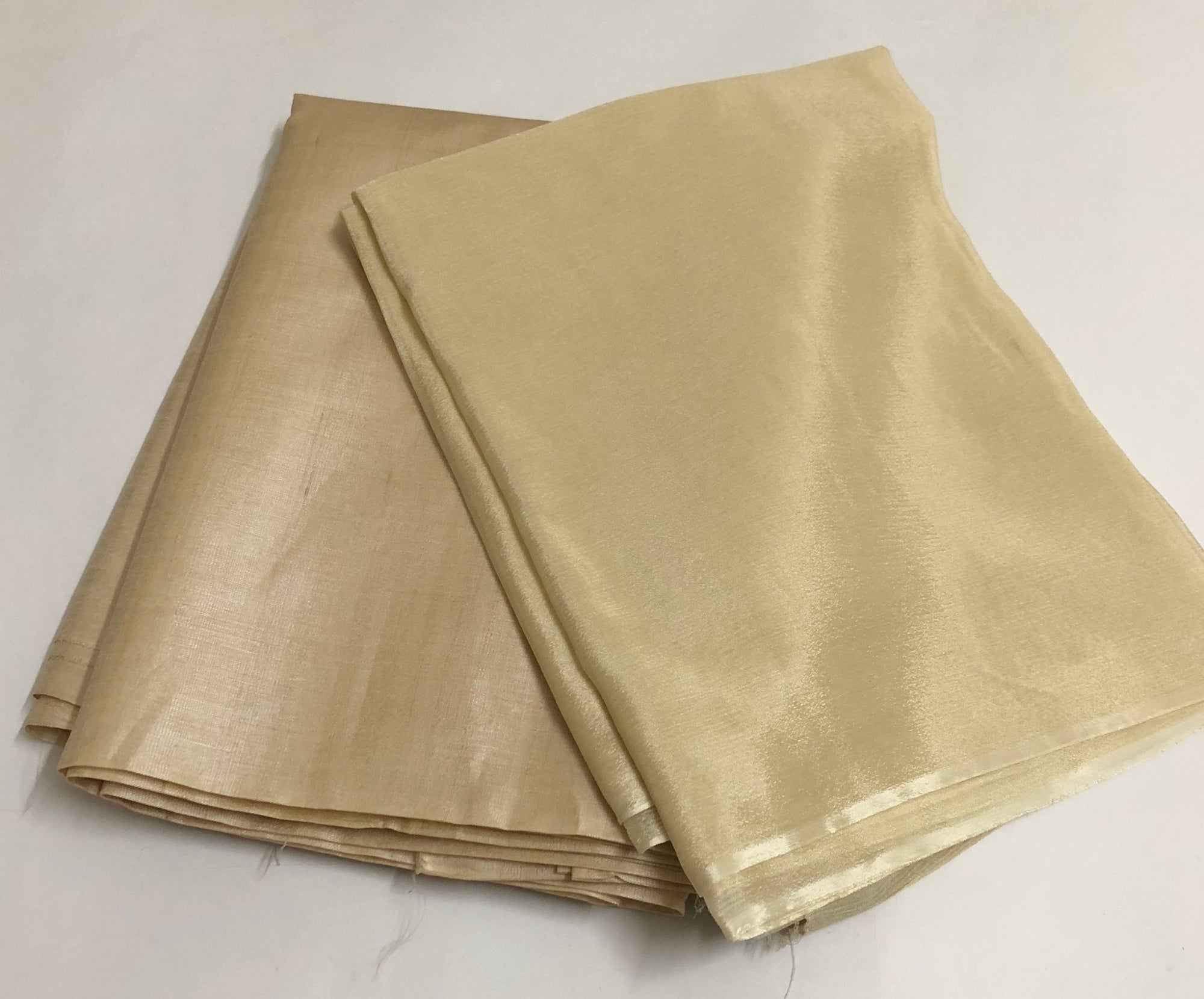 Pure tussar silk kurta with chinon dupatta