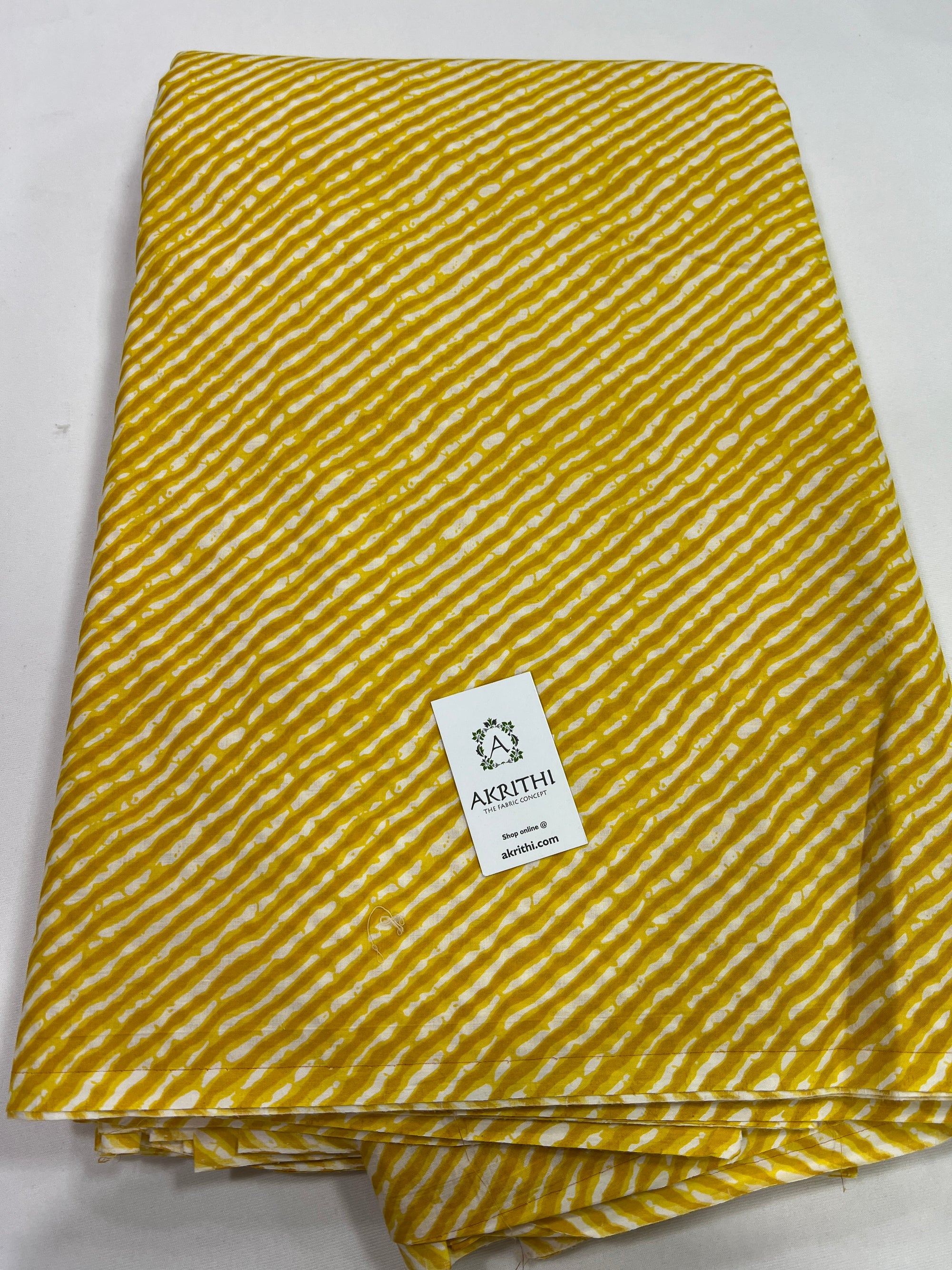 Printed pure cotton fabric