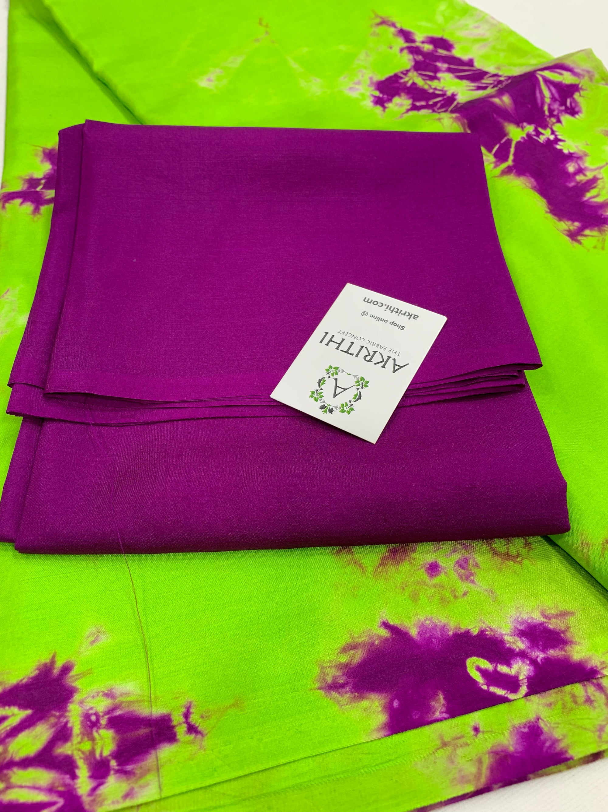 Shibori pure silk saree