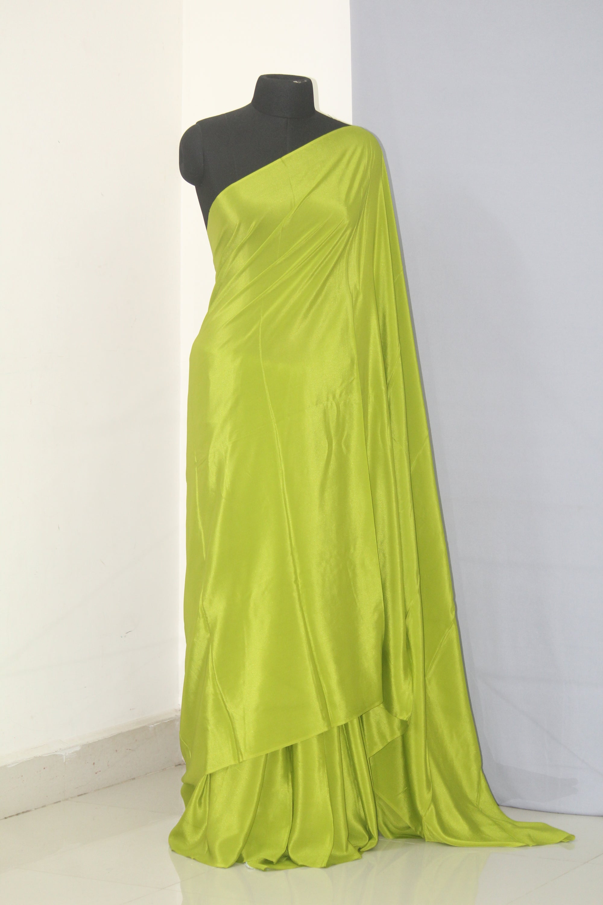 Pure silk crepe saree