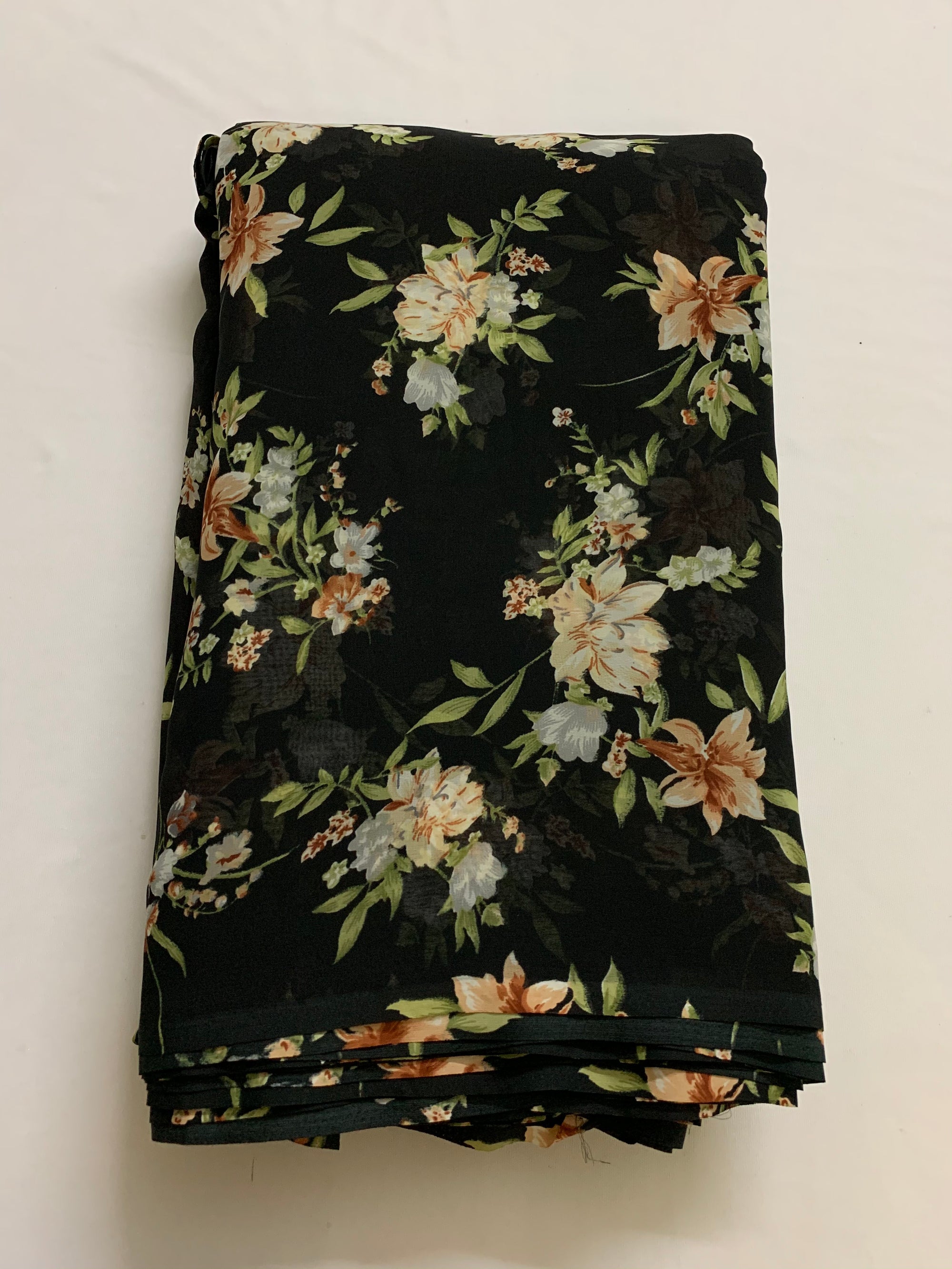 Digital floral Printed georgette fabric 56 inches width