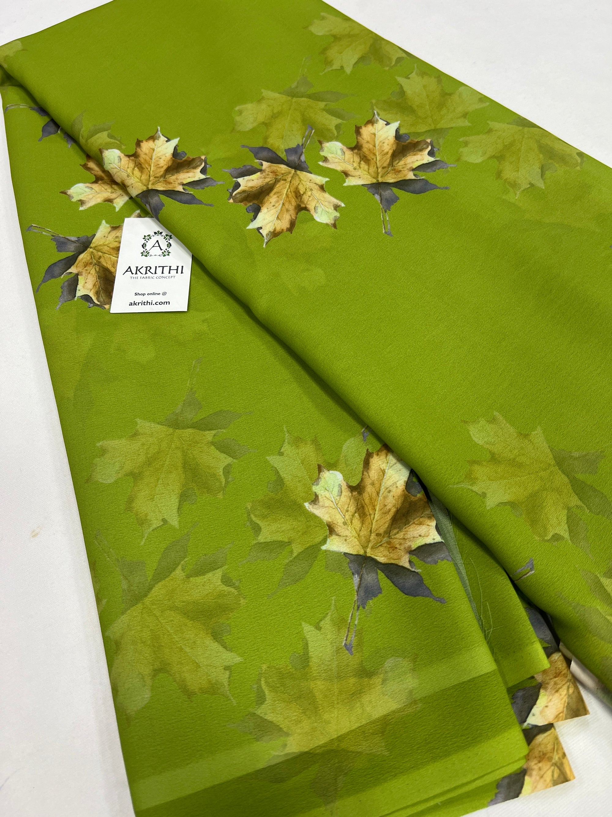 Digital printed georgette saree
