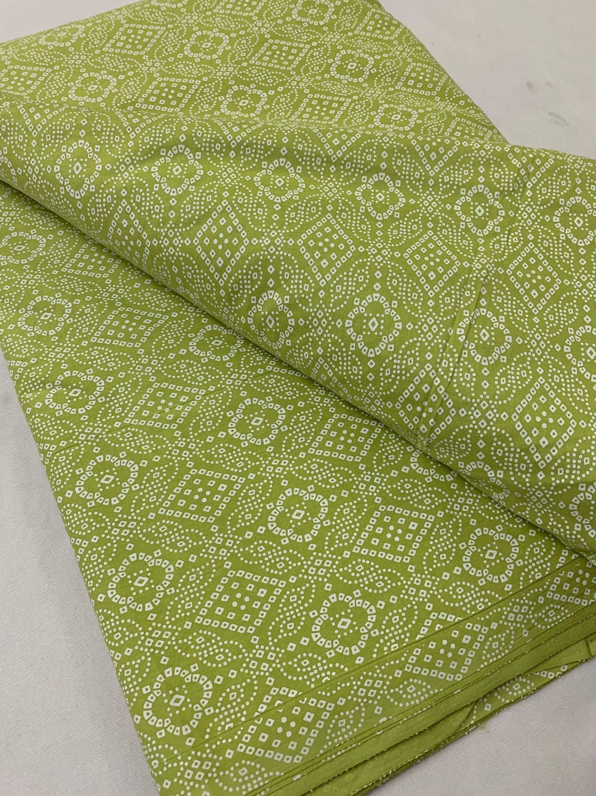 Printed pure cotton fabric