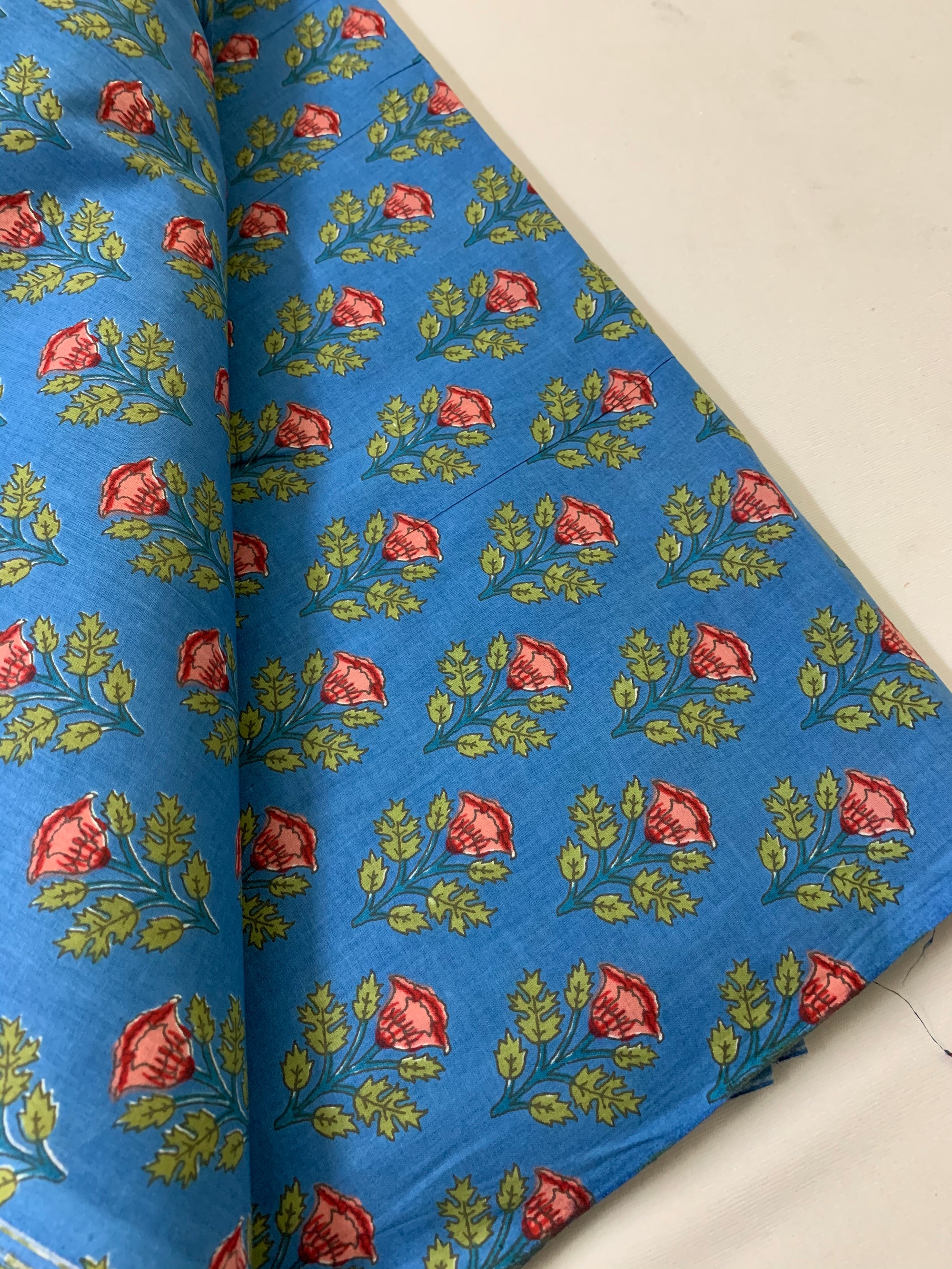 Printed pure cotton fabric