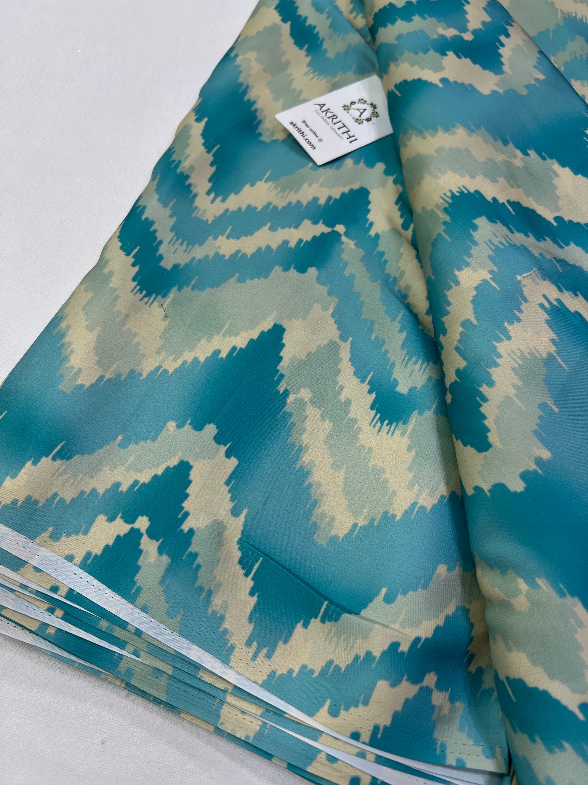Digital printed modal satin fabric