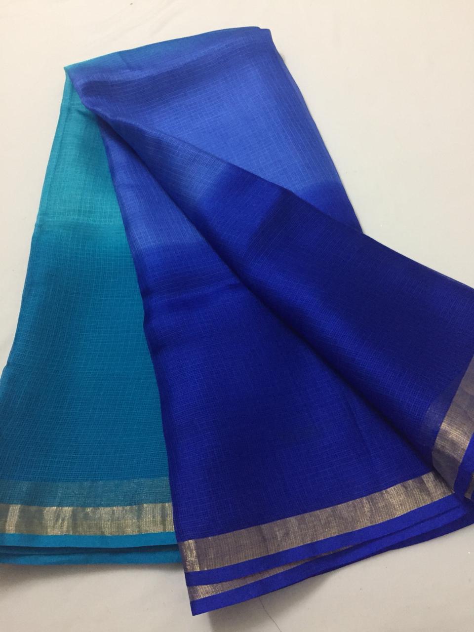 Multishaded Pure kota silk saree