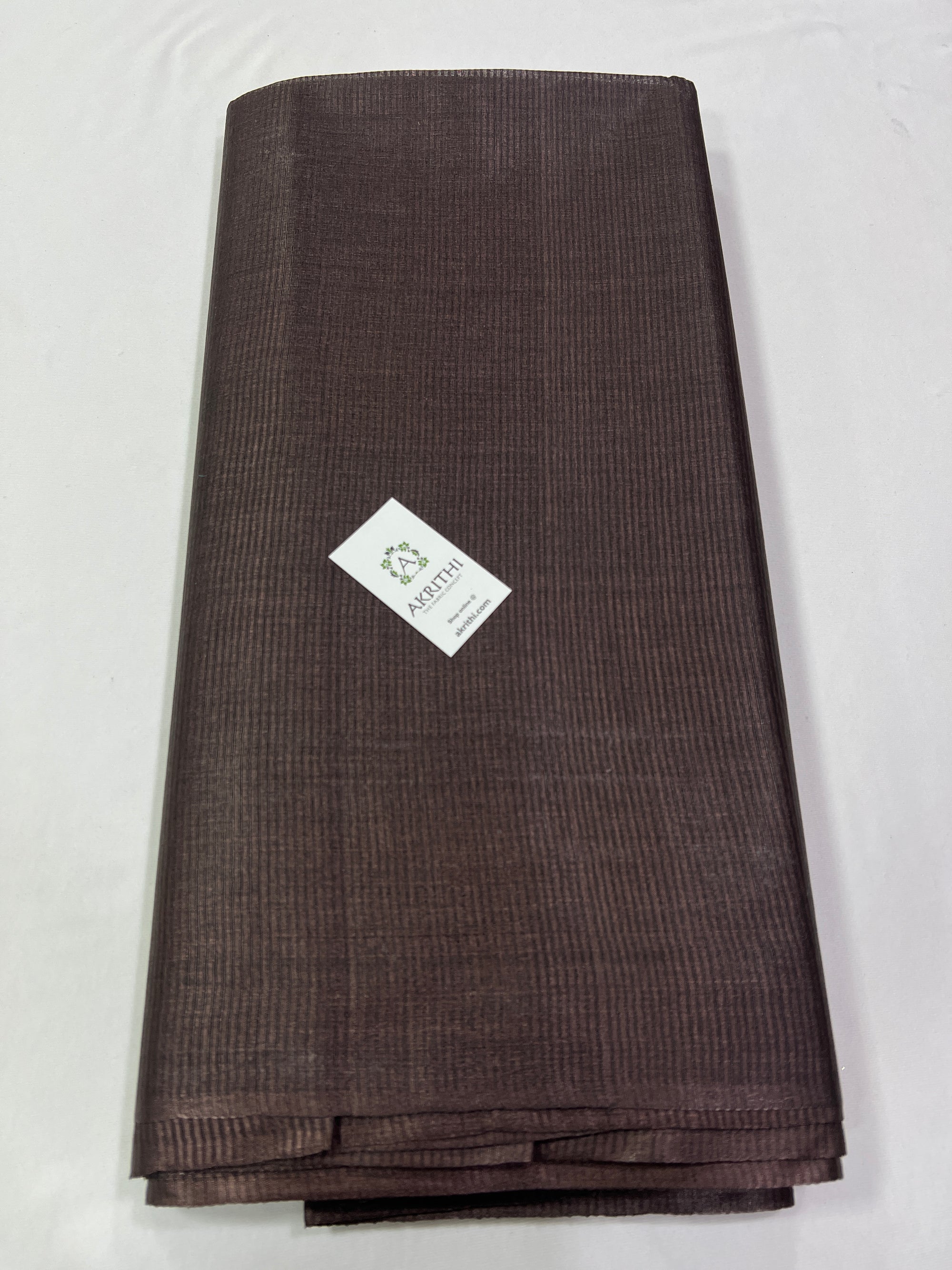 Striped Pure Tussar silk fabric