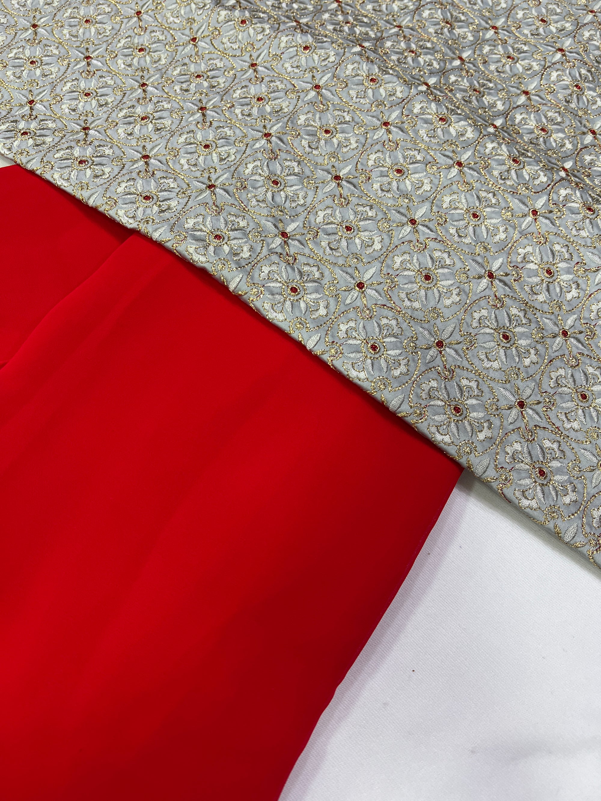 Georgette saree with blouse