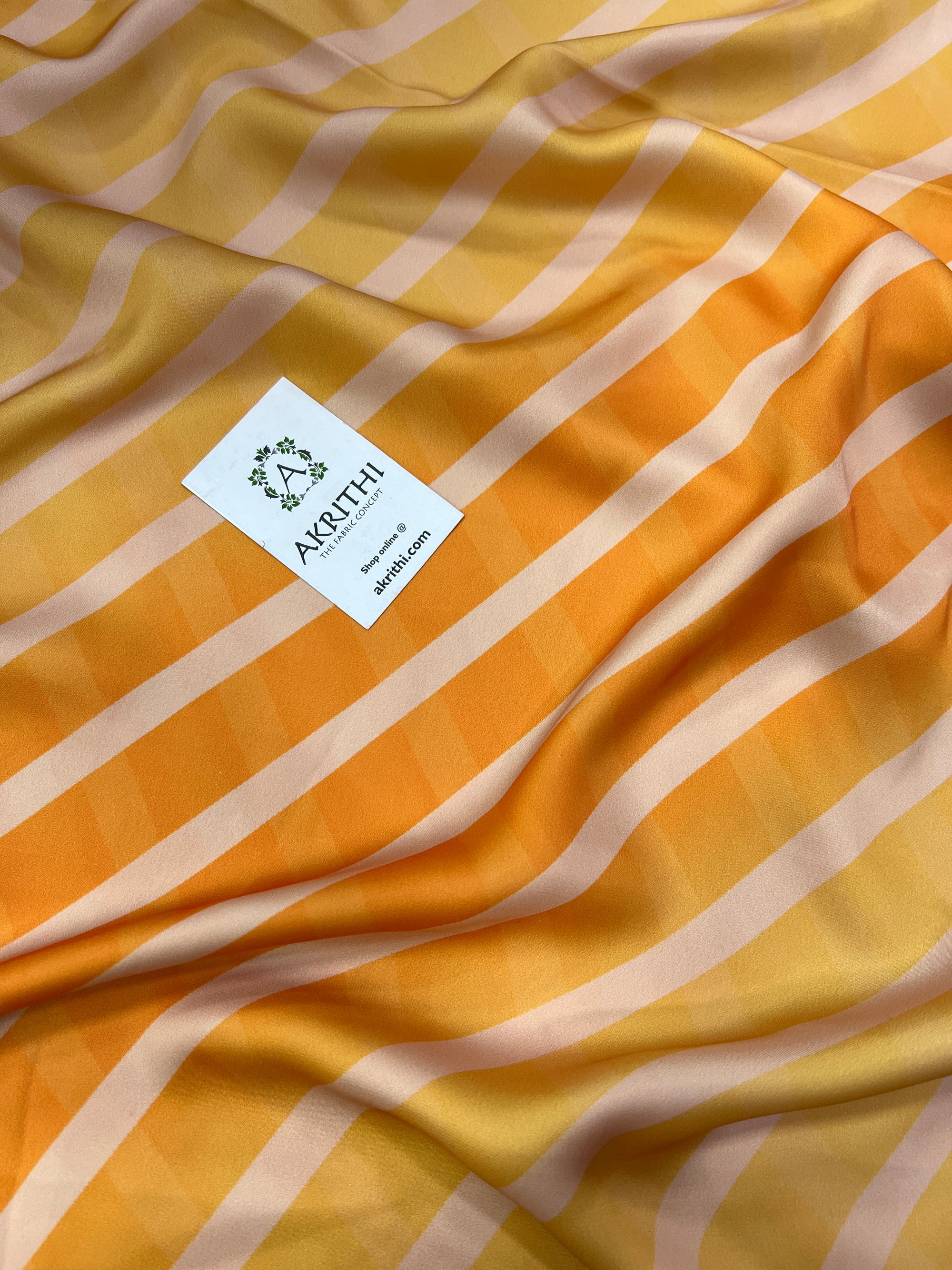 Digital printed modal satin fabric