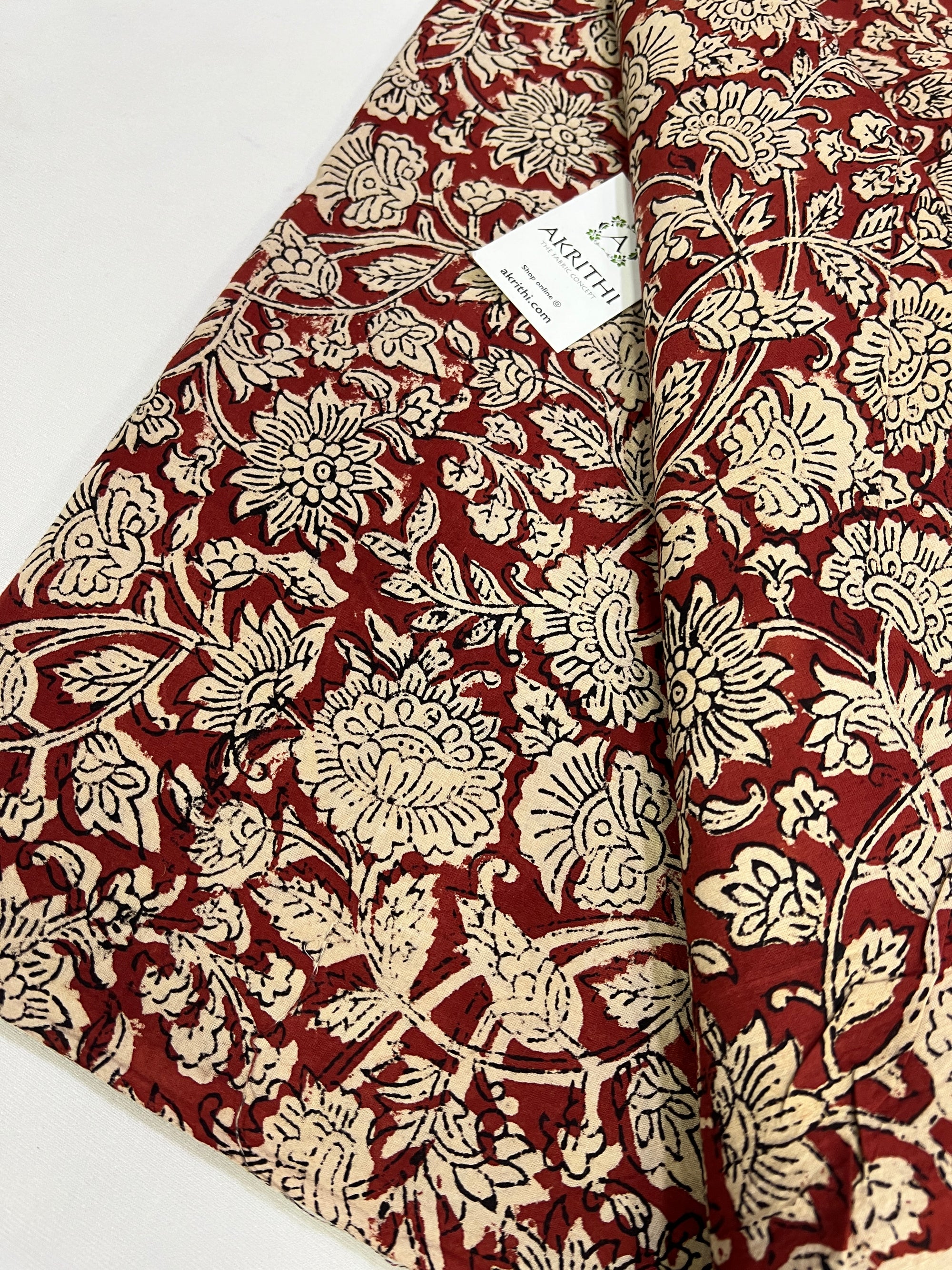 Hand block Printed pure cotton fabric