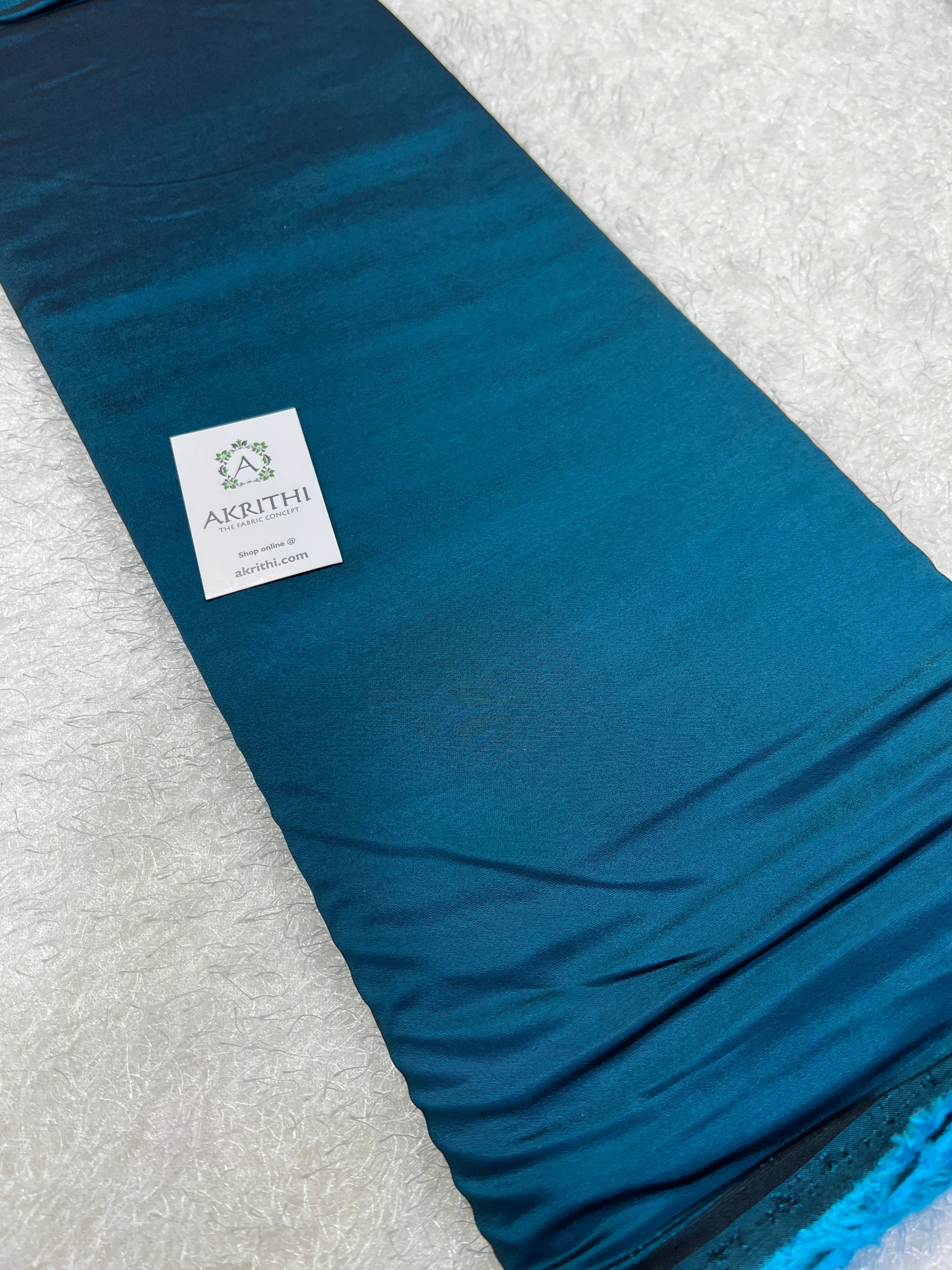 Dual tone Semi silk fabric