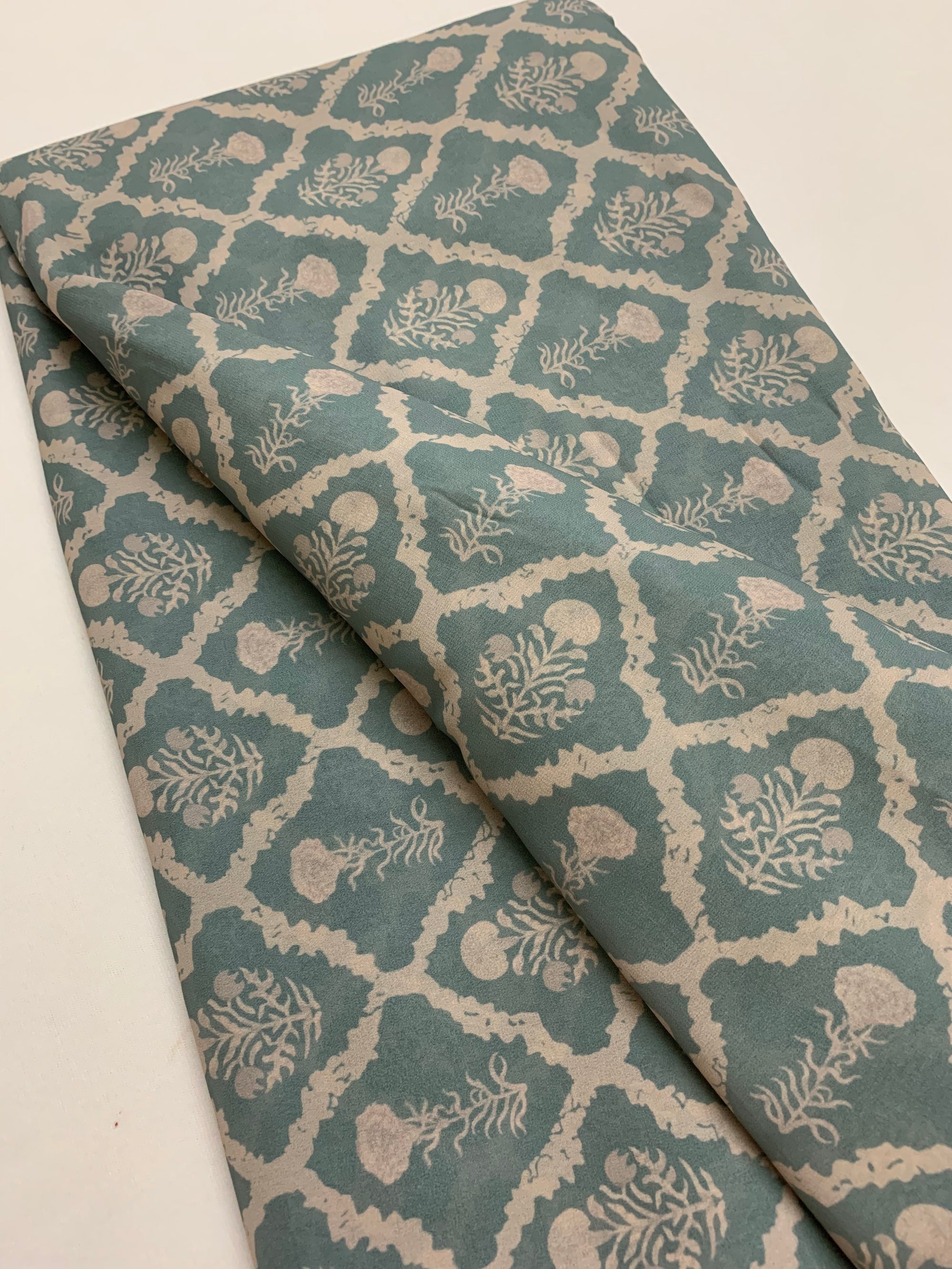 Digital floral Printed georgette fabric