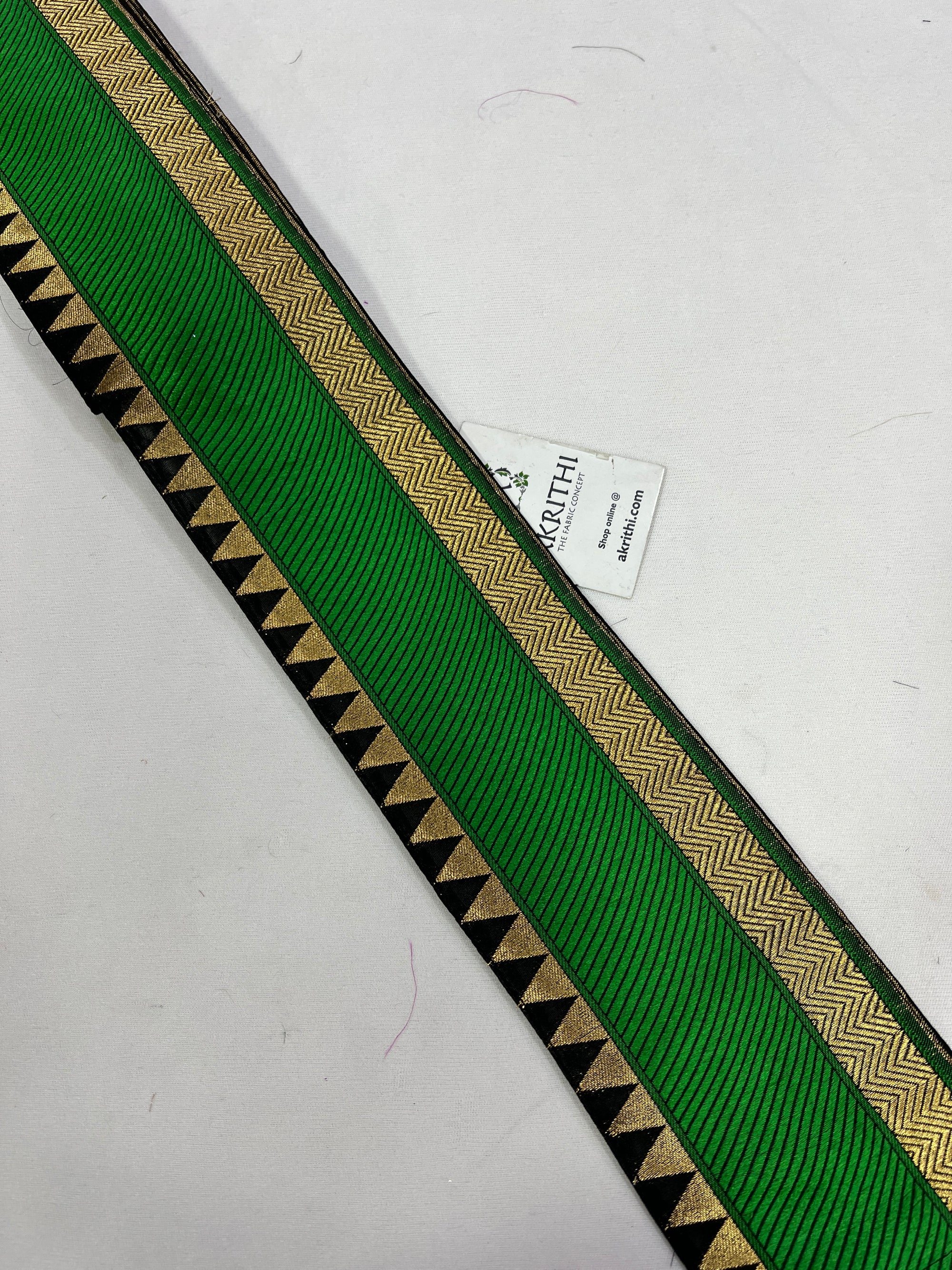 Handloom Banarasi lace 5 metres roll