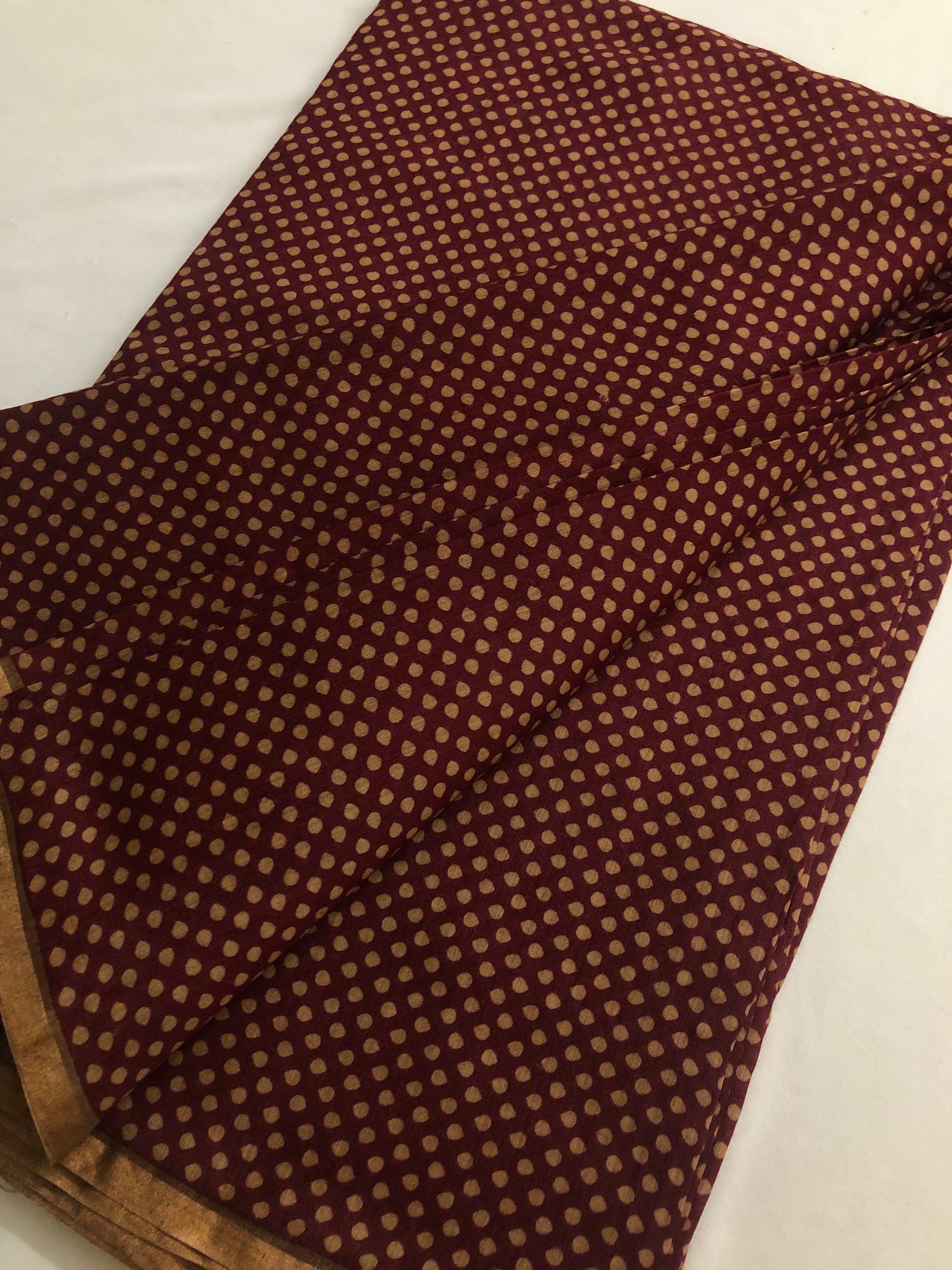Printed handloom pure munga silk saree