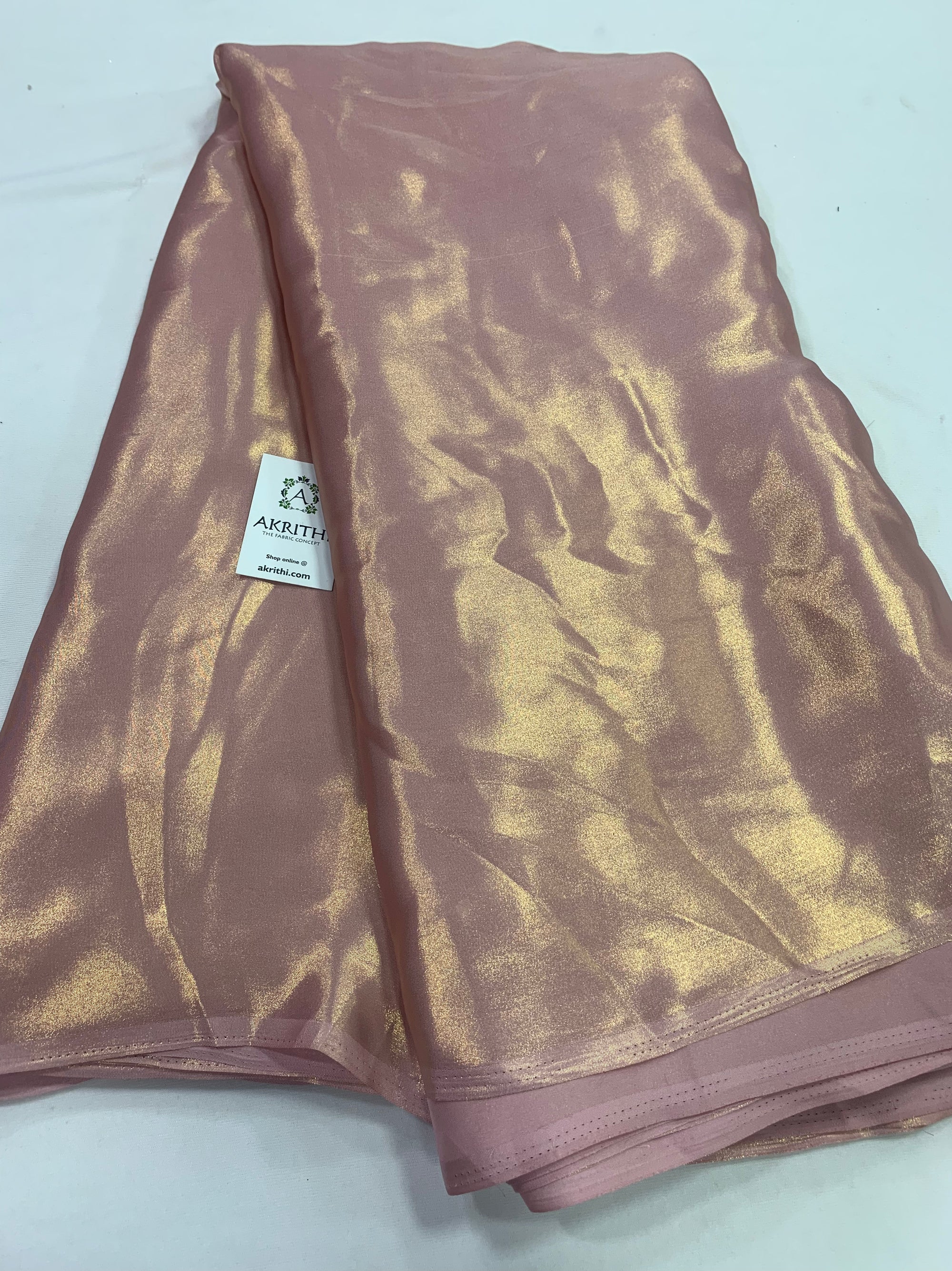 Foil georgette fabric